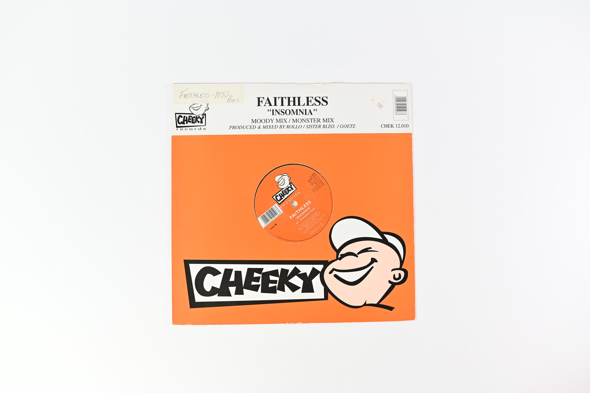 Faithless - Insomnia on Cheeky 12" Single