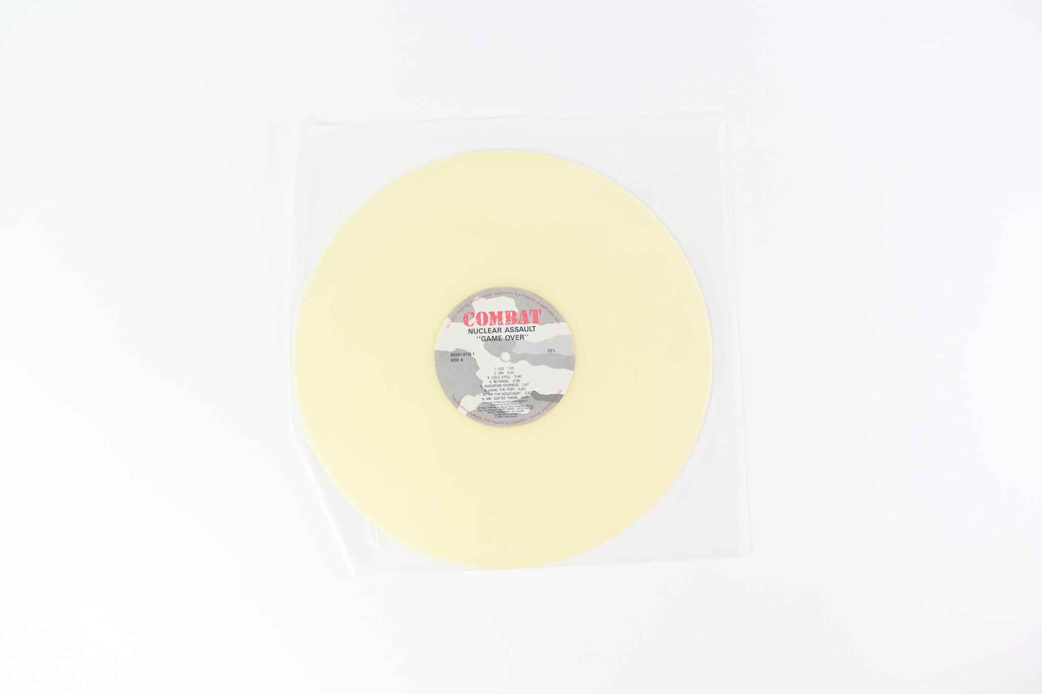 Nuclear Assault - Game Over on Combat Glow in the Dark