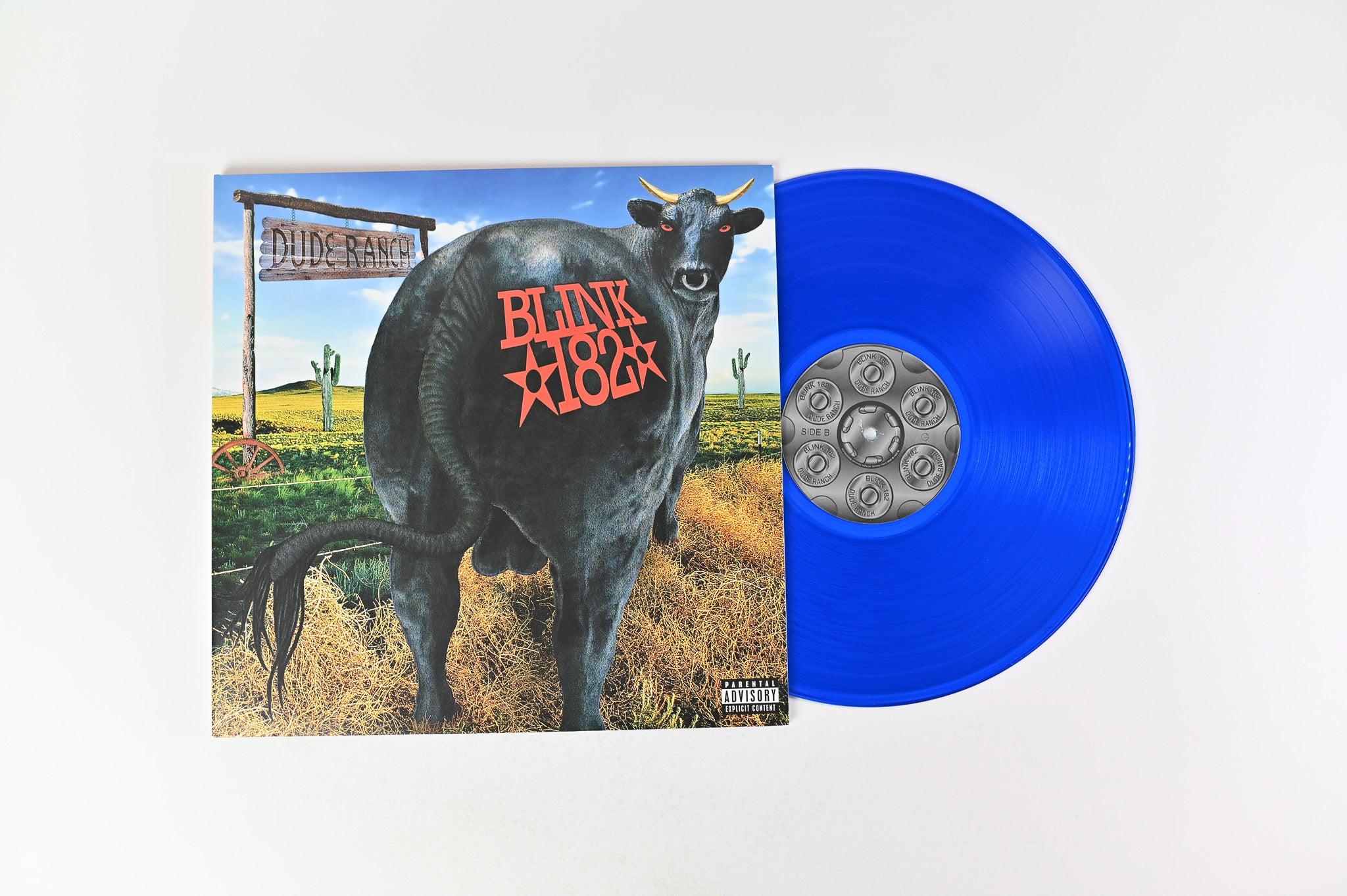 Blink-182 - Dude Ranch on Geffen Ltd Blue Translucent Reissue