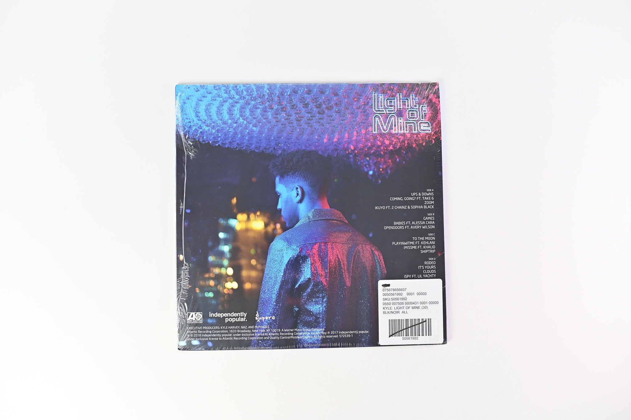 Kyle - Light Of Mine on Atlantic Clear Vinyl Sealed