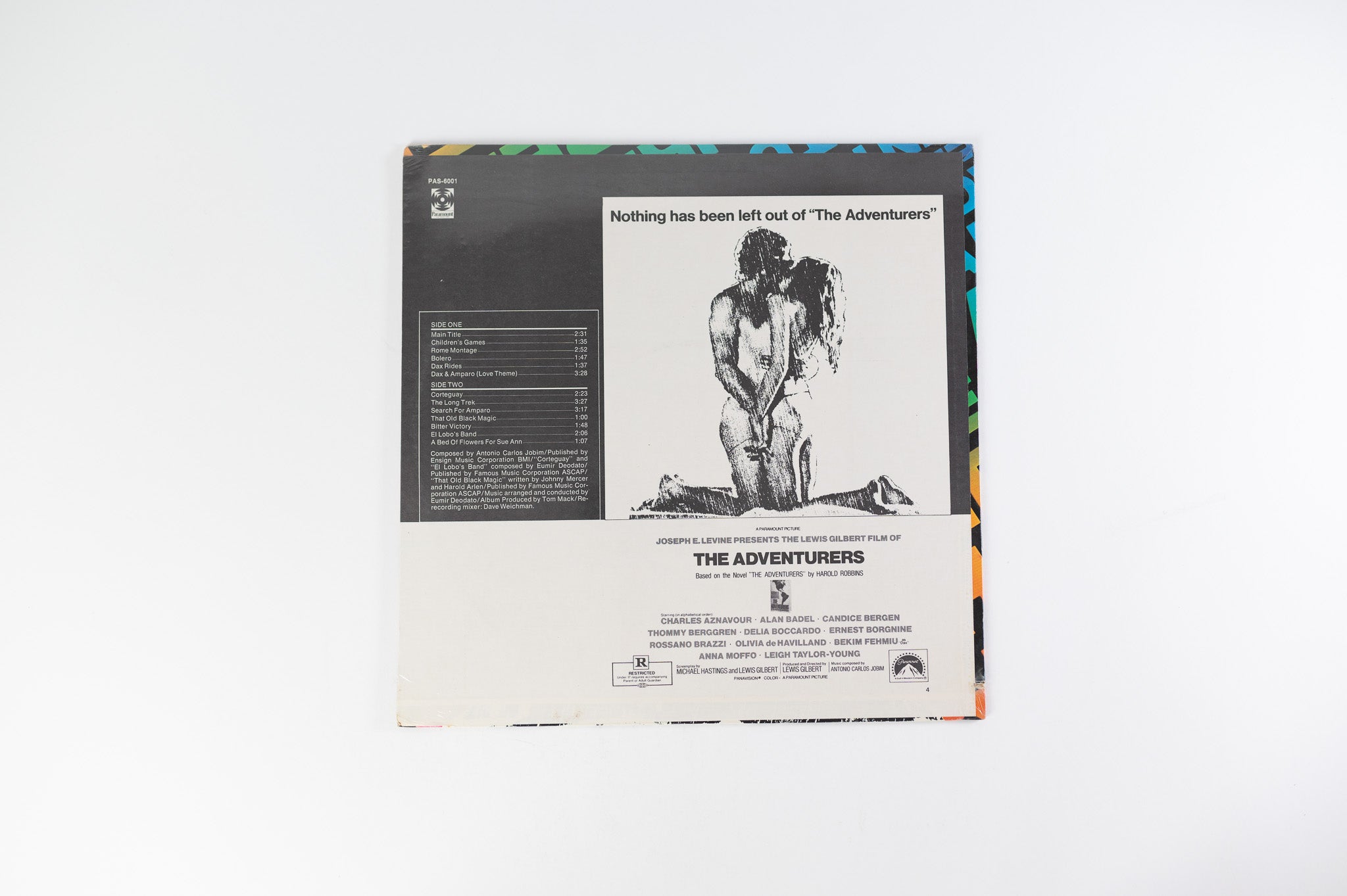 Antonio Carlos Jobim - Music From The Soundtrack Of The Paramount Picture The Adventurers on Paramount Records - Sealed