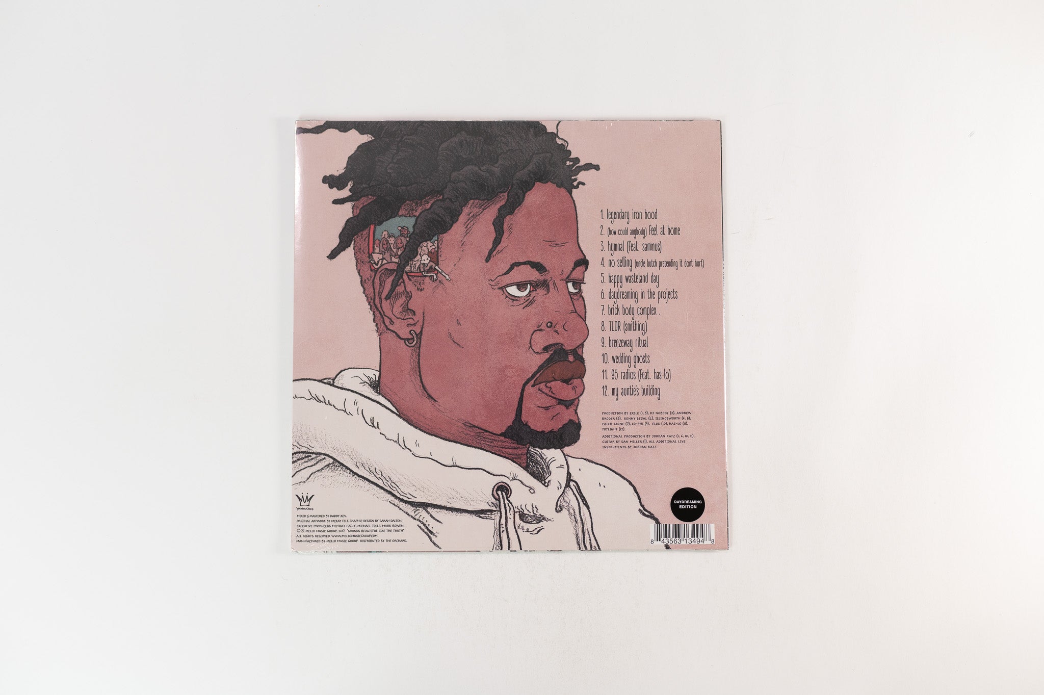 Open Mike Eagle - Brick Body Kids Still Daydream on Mello Music Group White Clouds Vinyl Sealed
