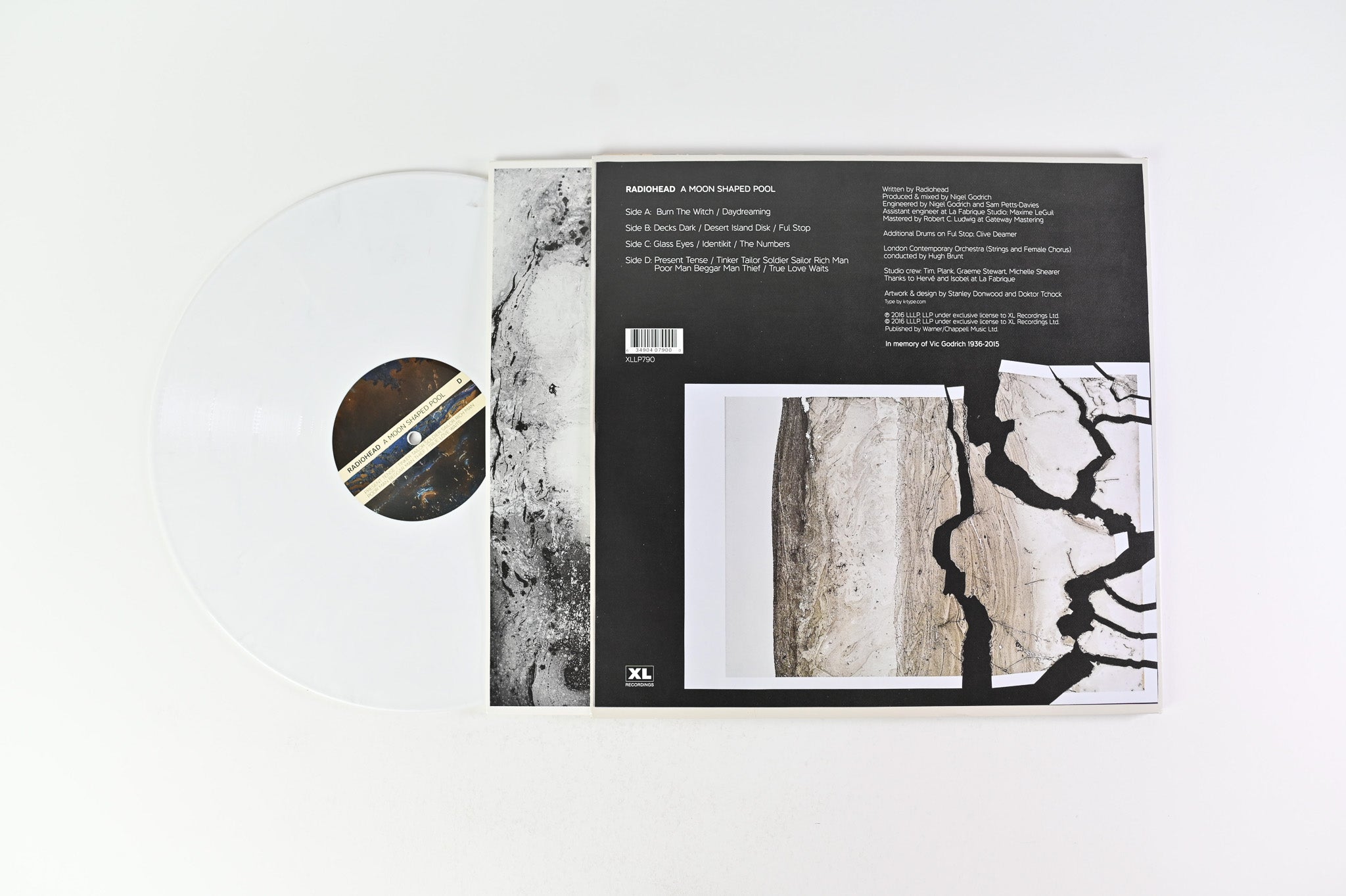 Radiohead - A Moon Shaped Pool on XL Recordings Ltd White Vinyl