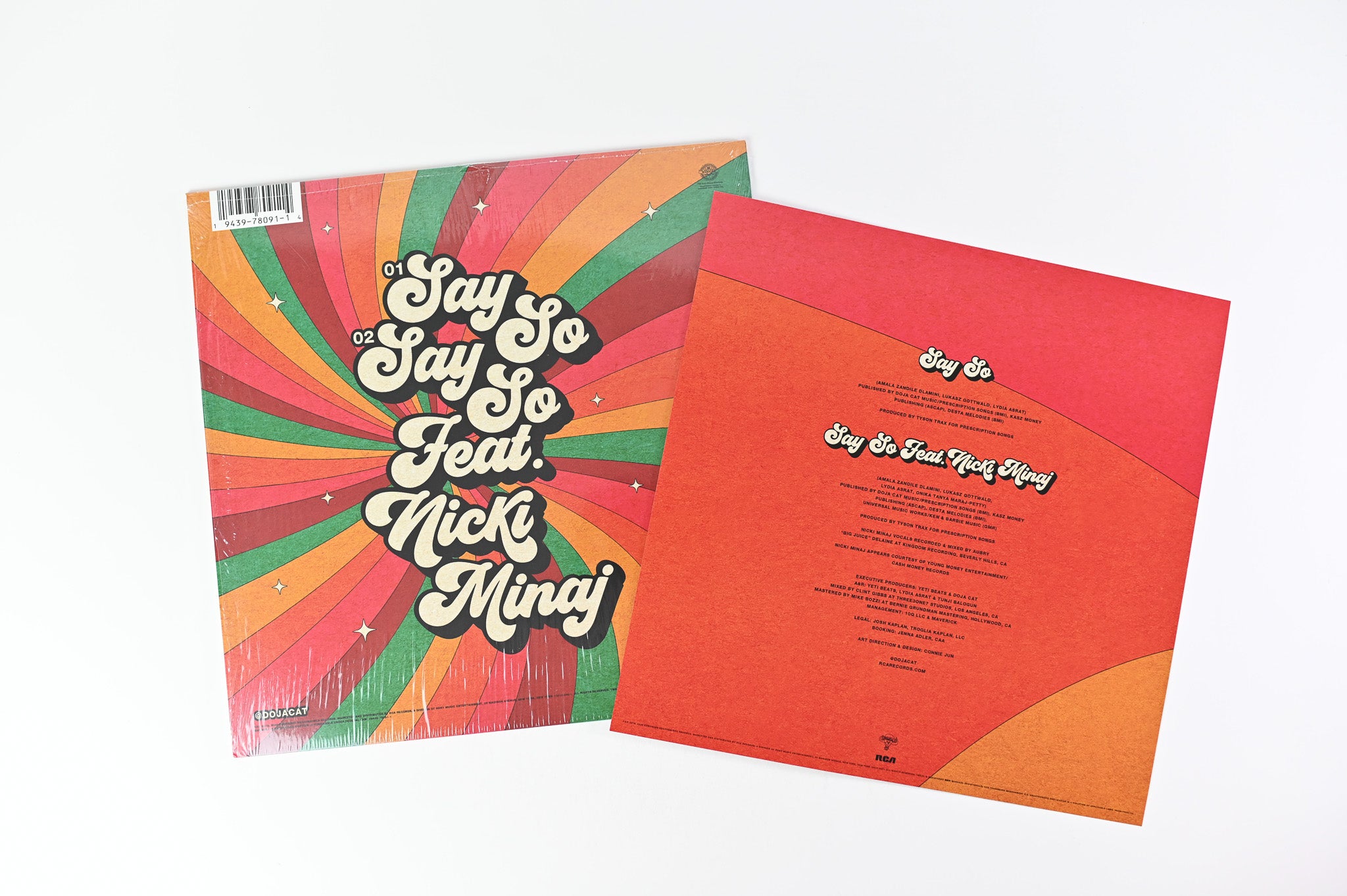 Doja Cat - Say So on Kemosabe Coke Bottle Clear 12" Single