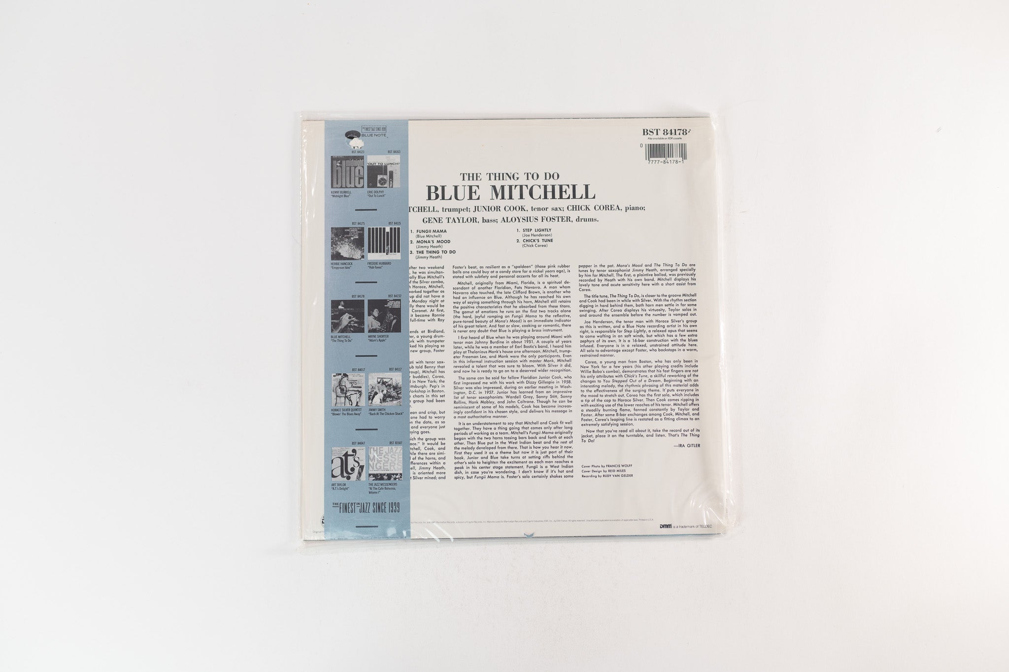 Blue Mitchell - The Thing To Do on Blue Note DMM Reissue Sealed