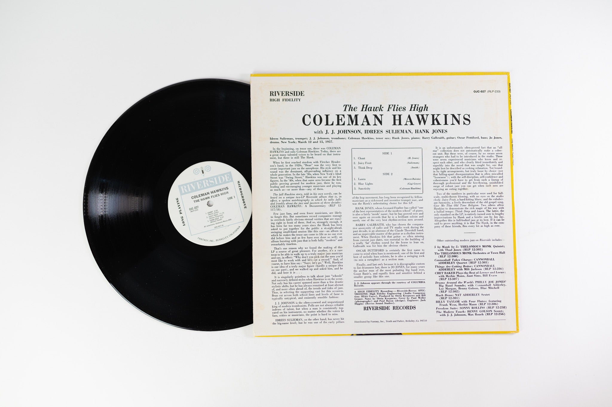 Coleman Hawkins - The Hawk Flies High on Riverside / Original Jazz Classics