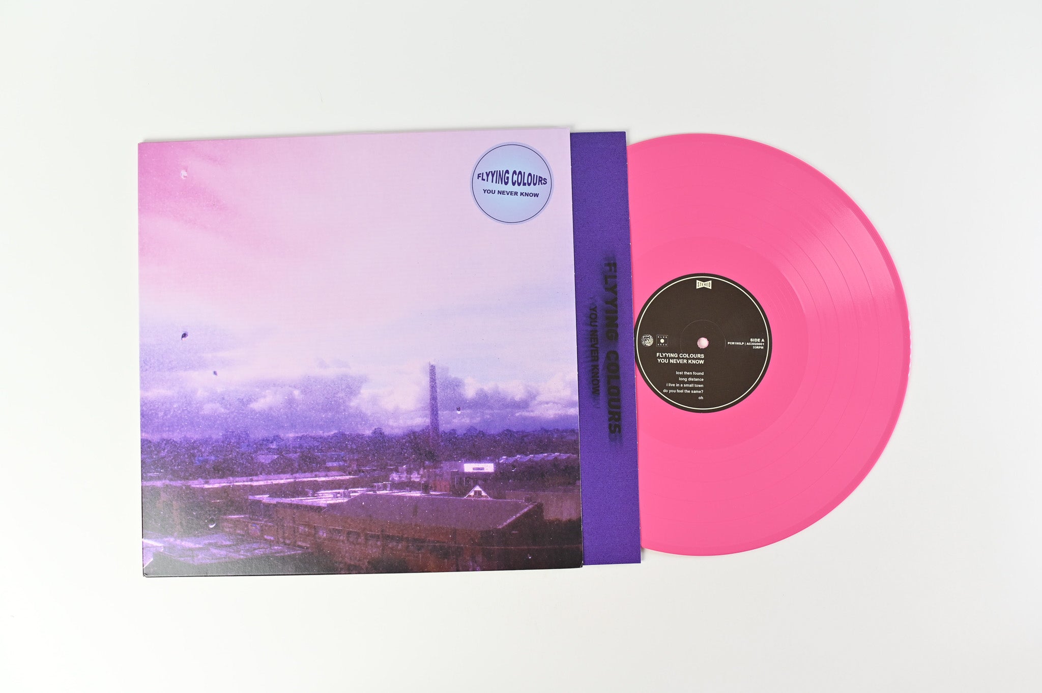 Flyying Colours - You Never Know on Poison City Ltd Pink Vinyl