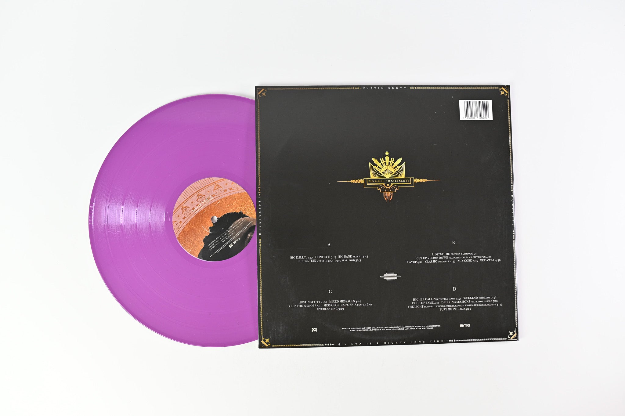 Big K.R.I.T. - 4Eva Is A Mighty Long Time on BMG Gold / Purple