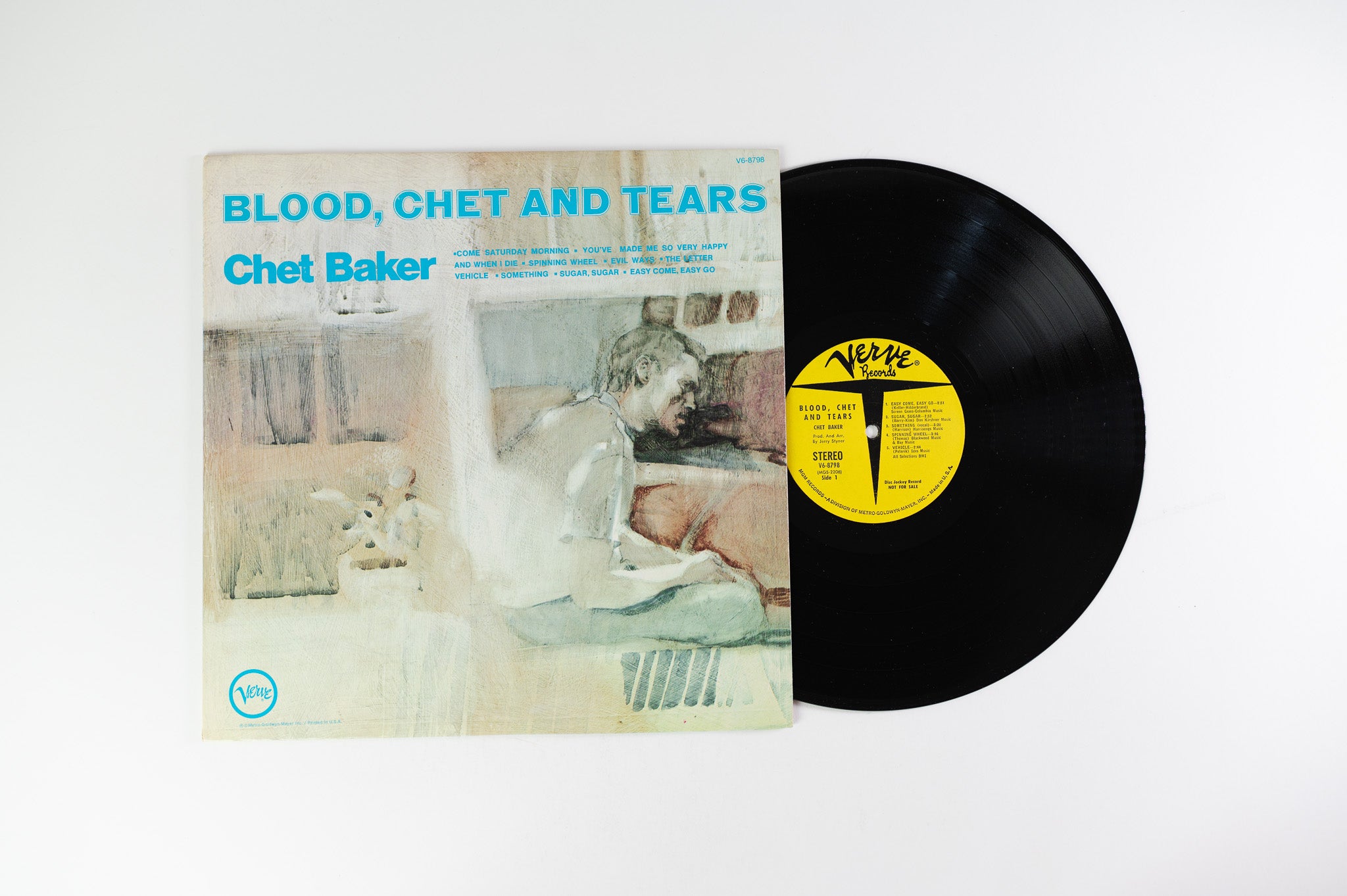 Chet Baker - Blood, Chet And Tears on Verve Records - Promo