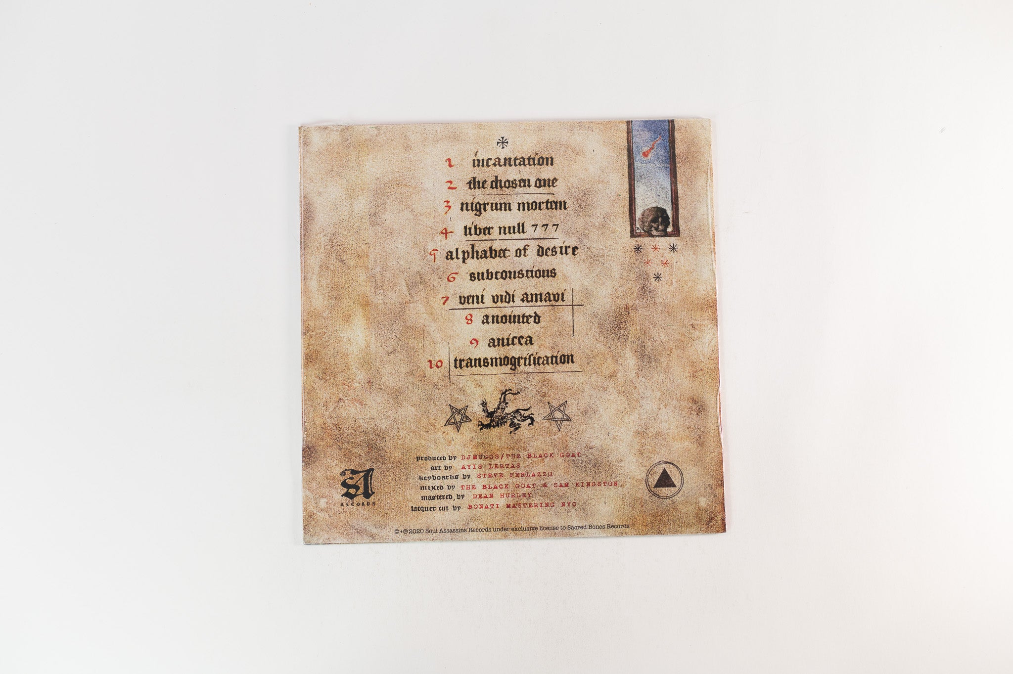 DJ Muggs the Black Goat - Dies Occidendum on Sacred Bones Ltd Brown Galaxy Sealed