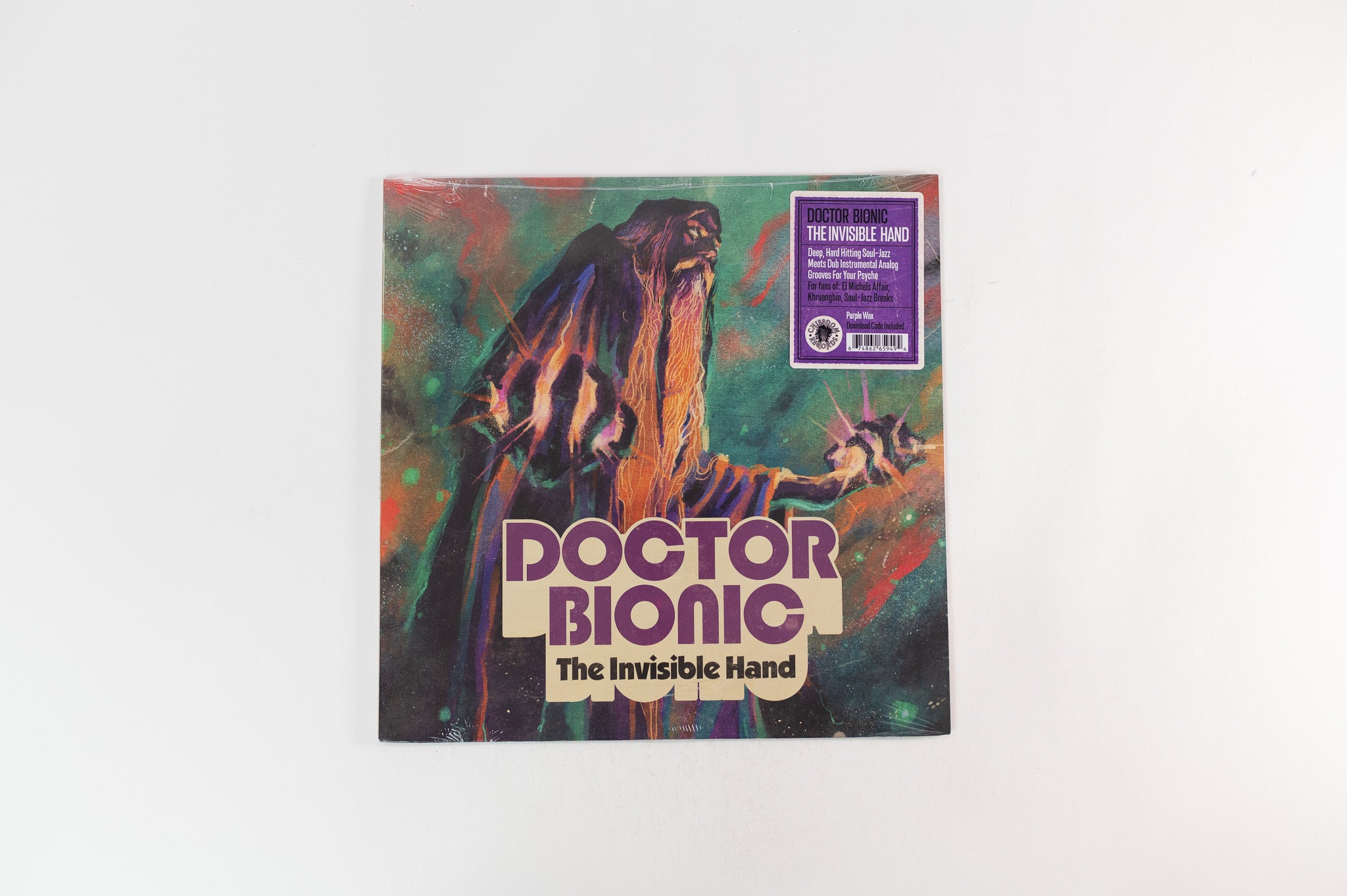 Doctor Bionic - The Invisible Hand on Chiefdom Translucent Purple Reissue Sealed