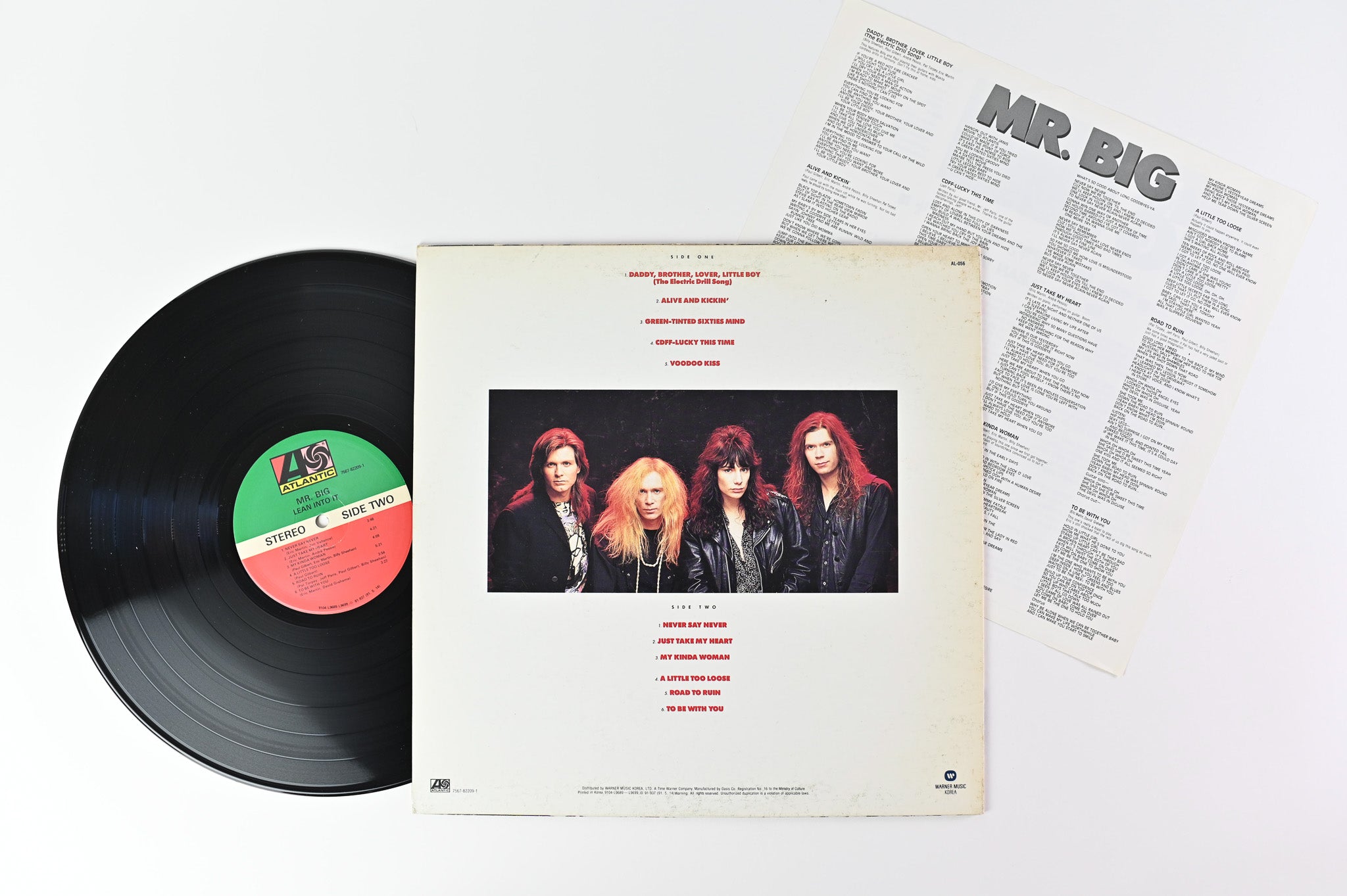 Mr. Big - Lean Into It on Atlantic South Korean Press