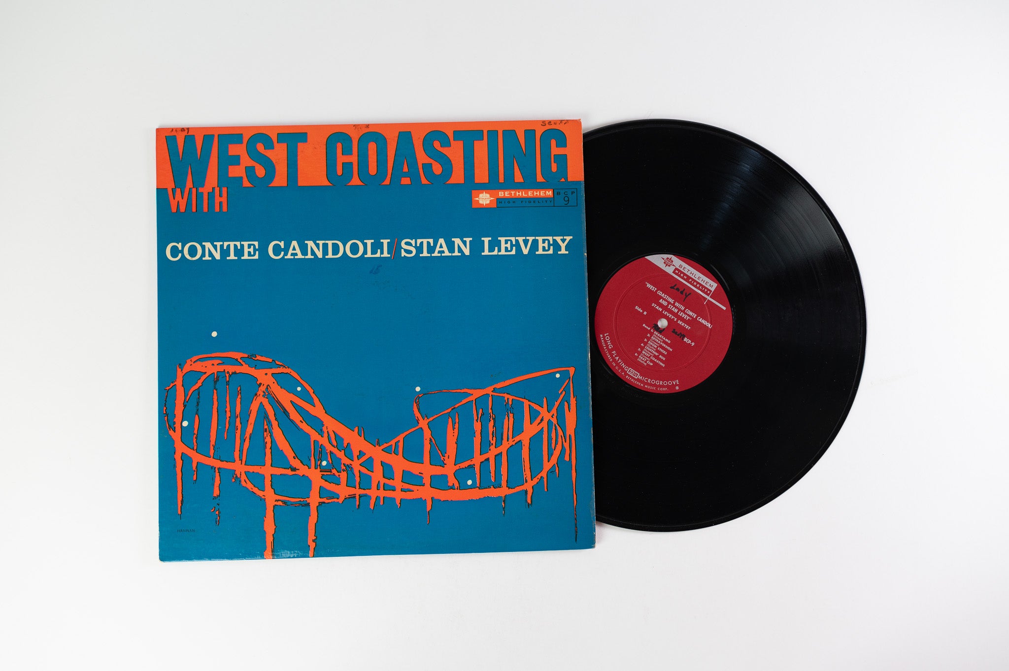 The Conte Candoli Quartet - West Coasting With Conte Candoli And Stan Levey on Bethlehem Records