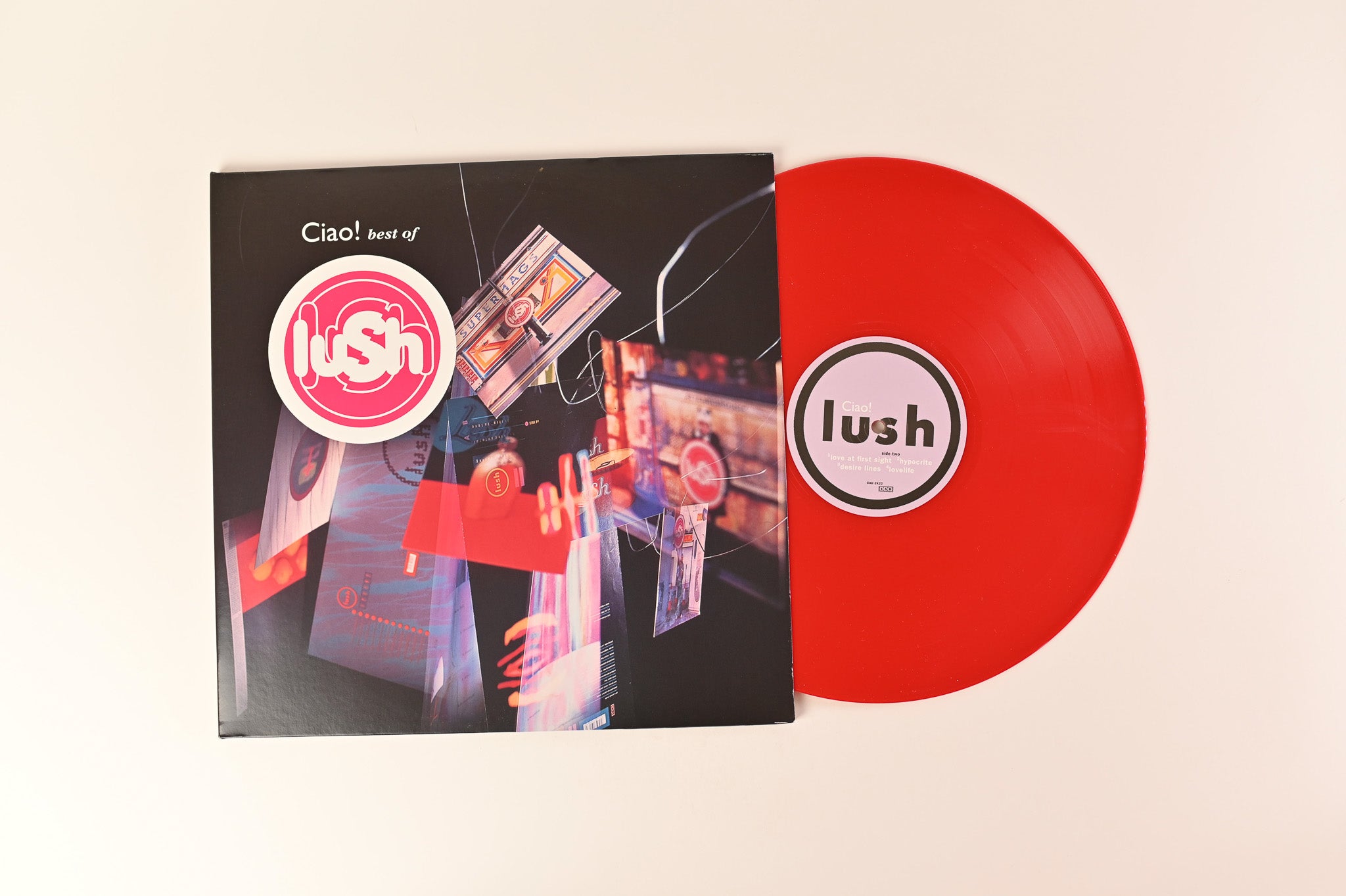 Lush - Ciao! Best Of Lush on 4AD Ltd Red Reissue