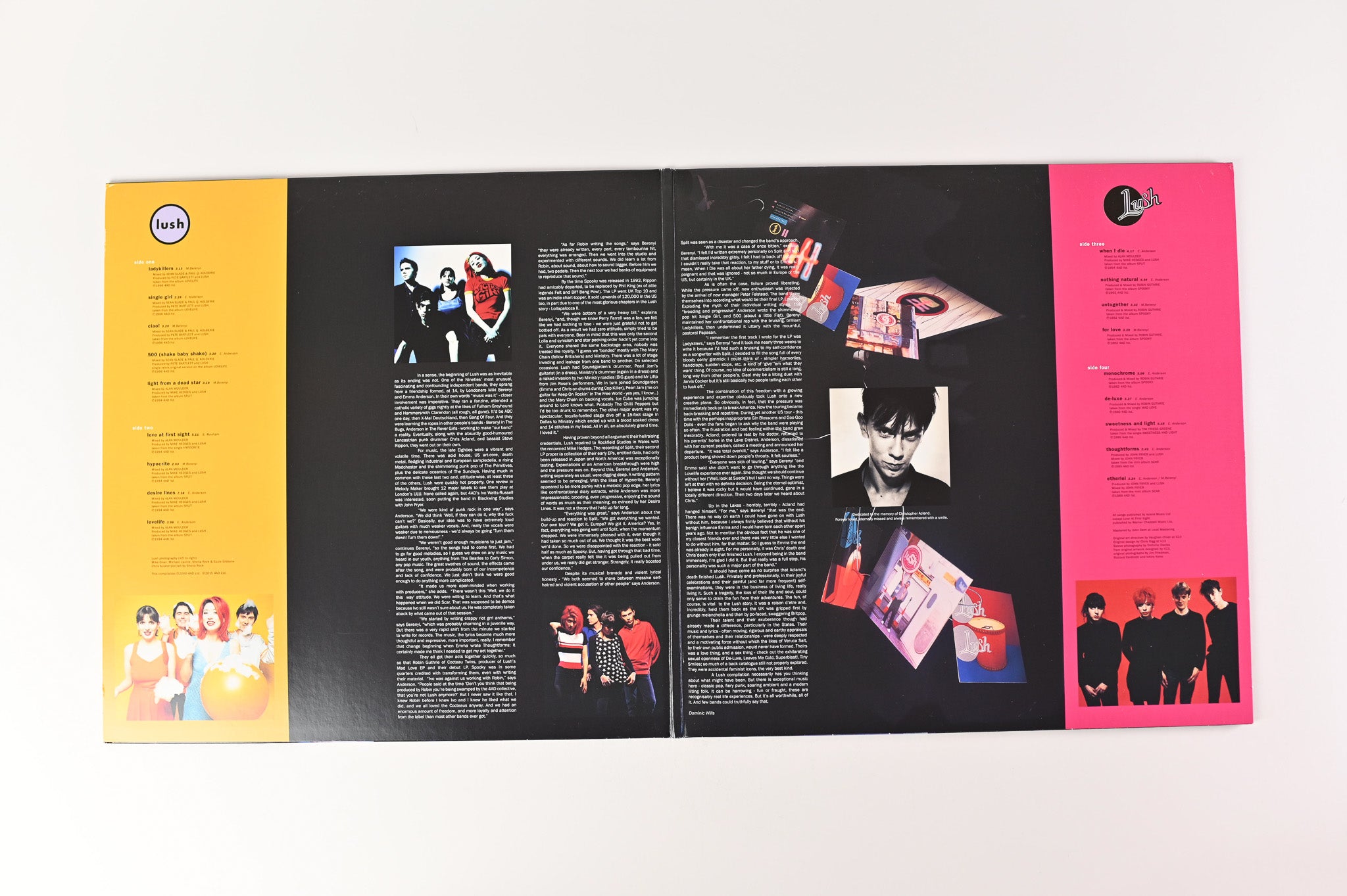Lush - Ciao! Best Of Lush on 4AD Ltd Red Reissue