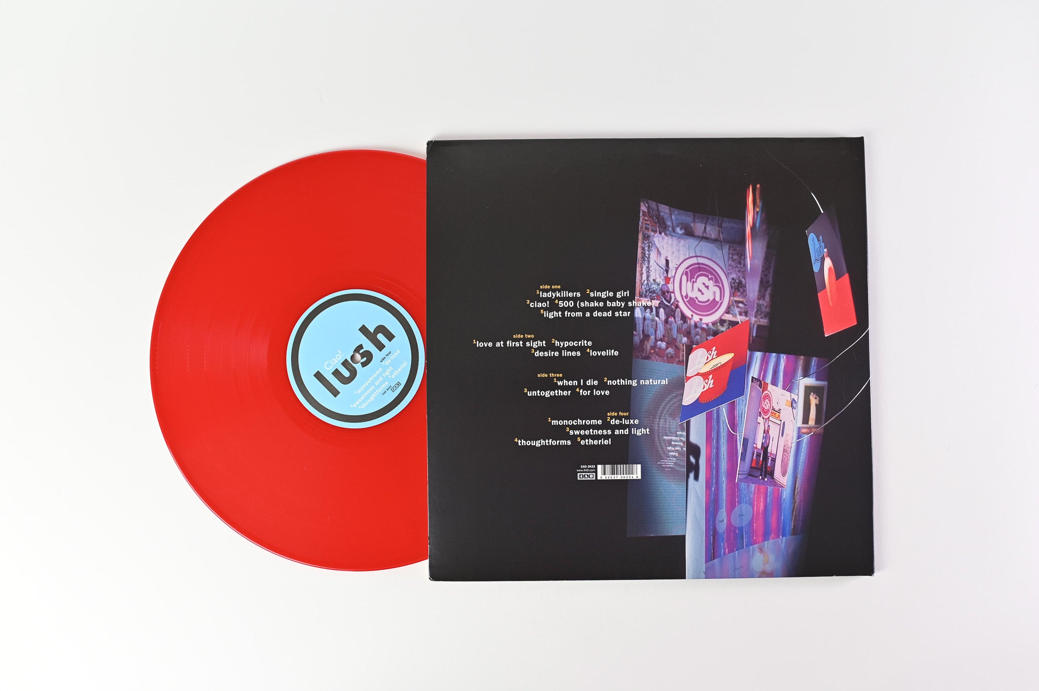 Lush - Ciao! Best Of Lush on 4AD Ltd Red Reissue