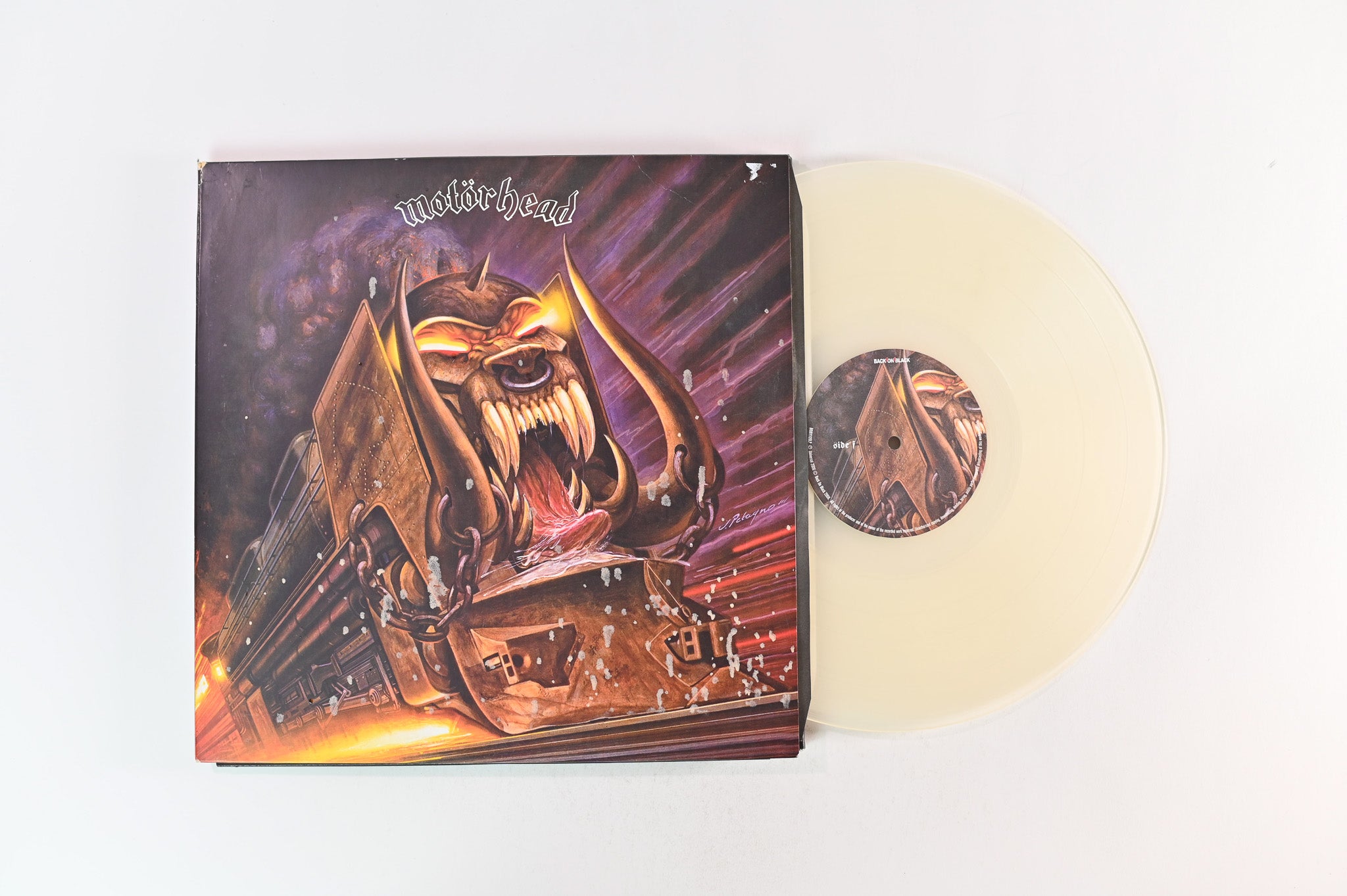 Motörhead - Orgasmatron on Back on Black Ltd Grey/White/Clear Vinyl Reissue