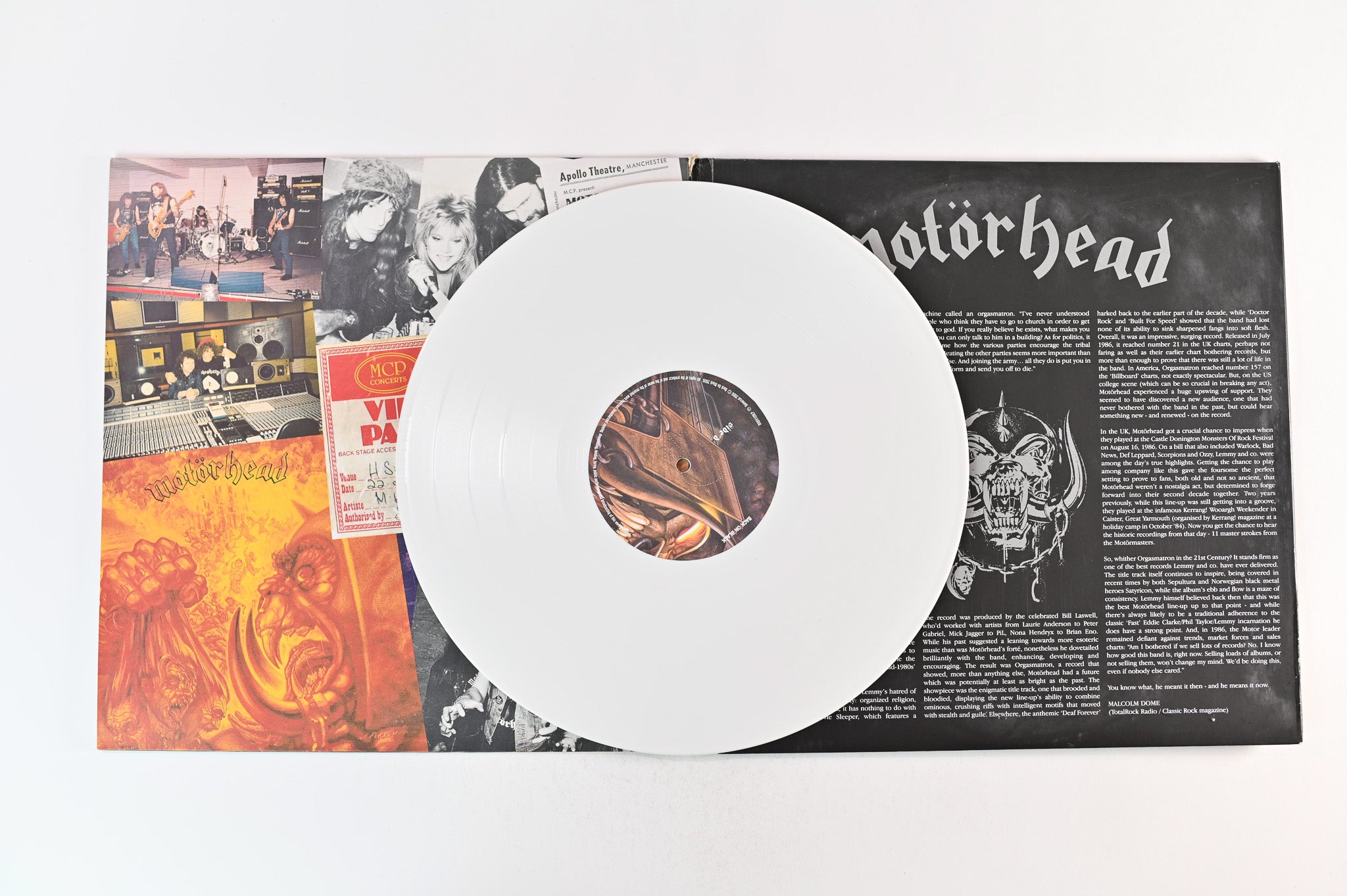 Motörhead - Orgasmatron on Back on Black Ltd Grey/White/Clear Vinyl Reissue