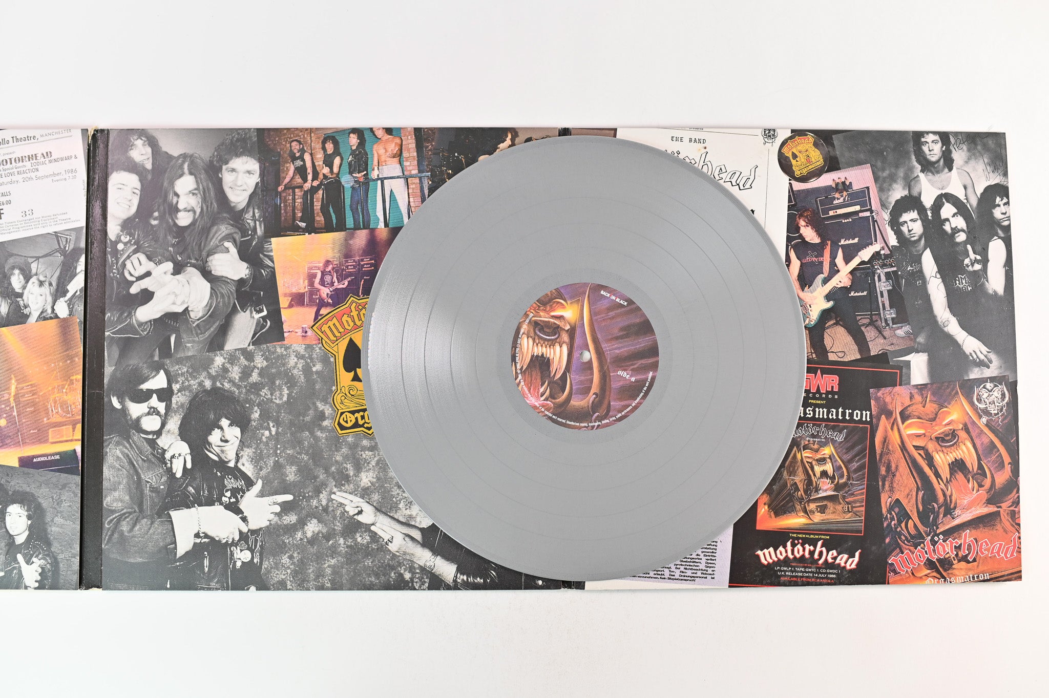 Motörhead - Orgasmatron on Back on Black Ltd Grey/White/Clear Vinyl Reissue