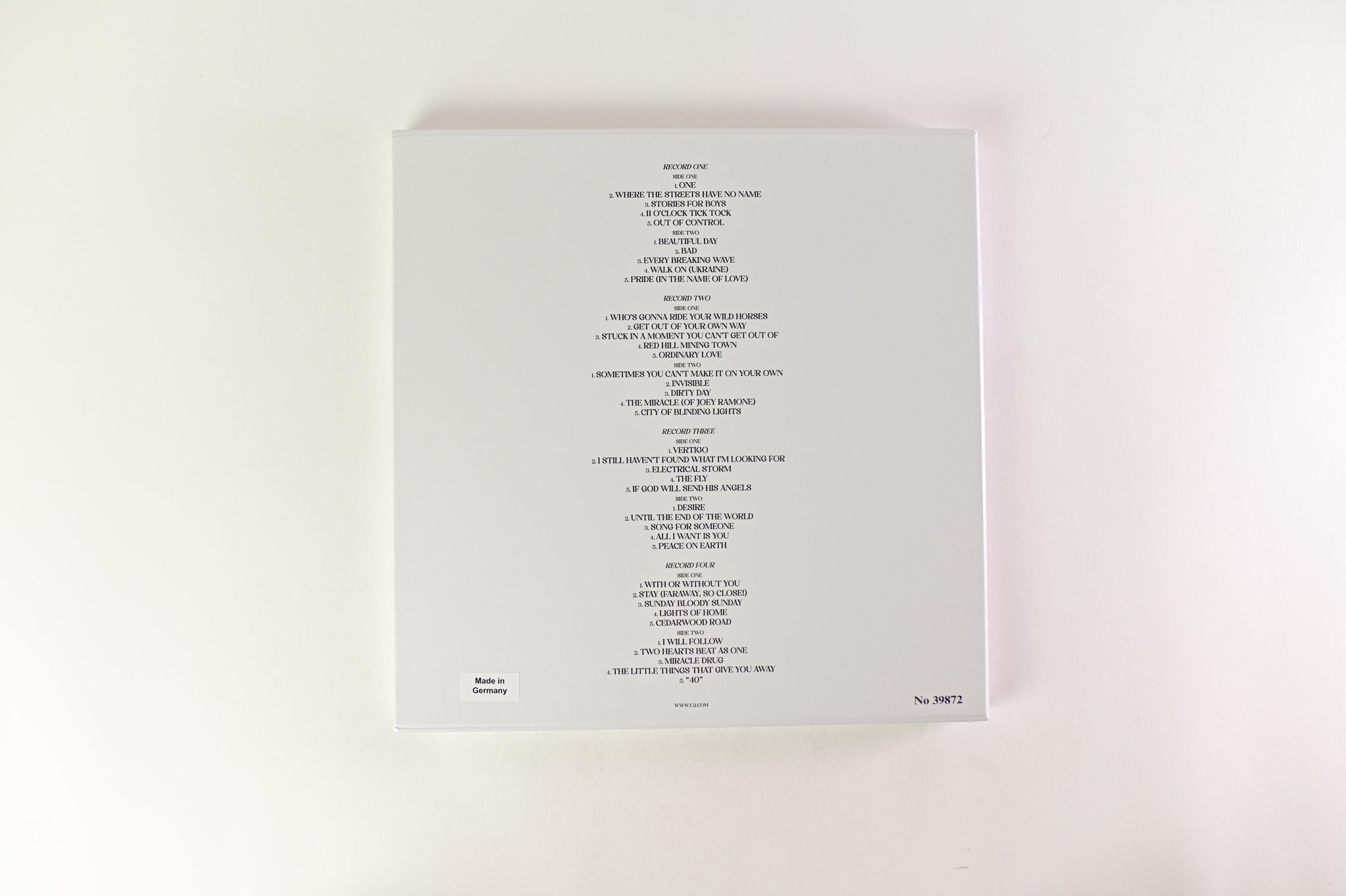 U2 - Songs Of Surrender on Island Ltd Numbered Box Set Sealed