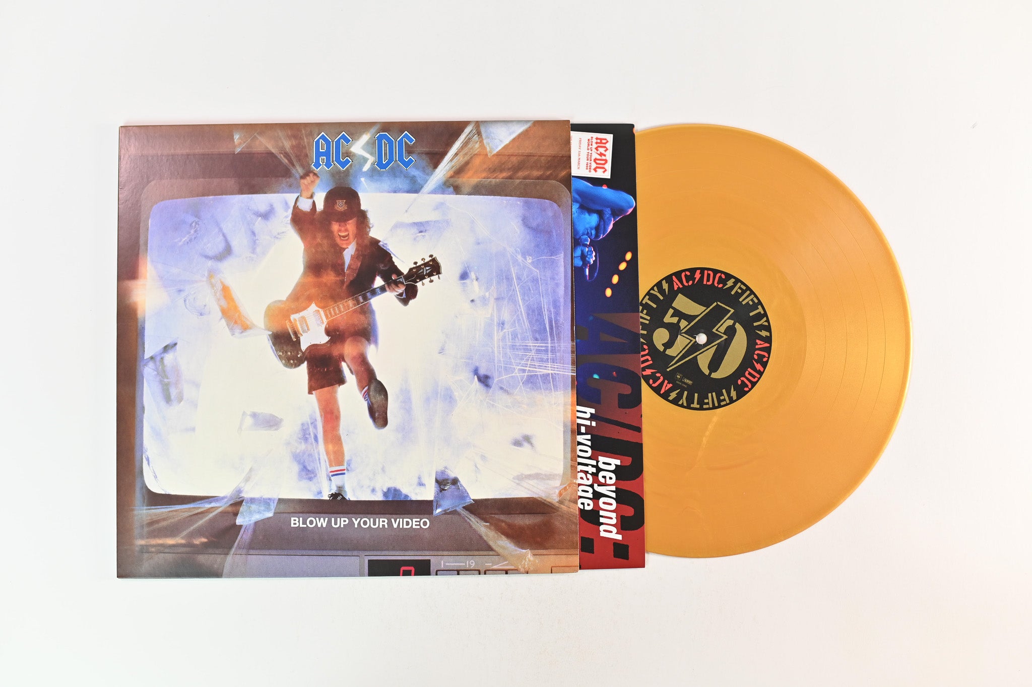 AC/DC - Blow Up Your Video on Columbia Gold Vinyl Reissue