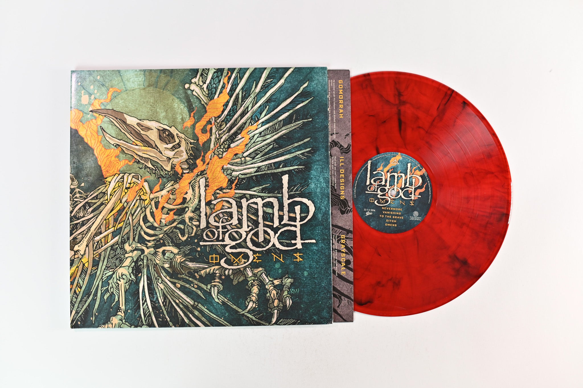 Lamb Of God - Omens on Epic Ltd Red Black Marble