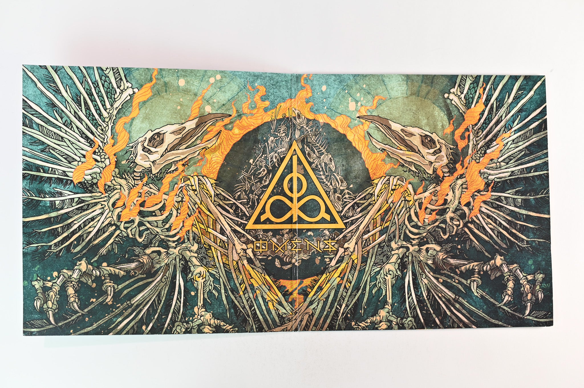 Lamb Of God - Omens on Epic Ltd Red Black Marble