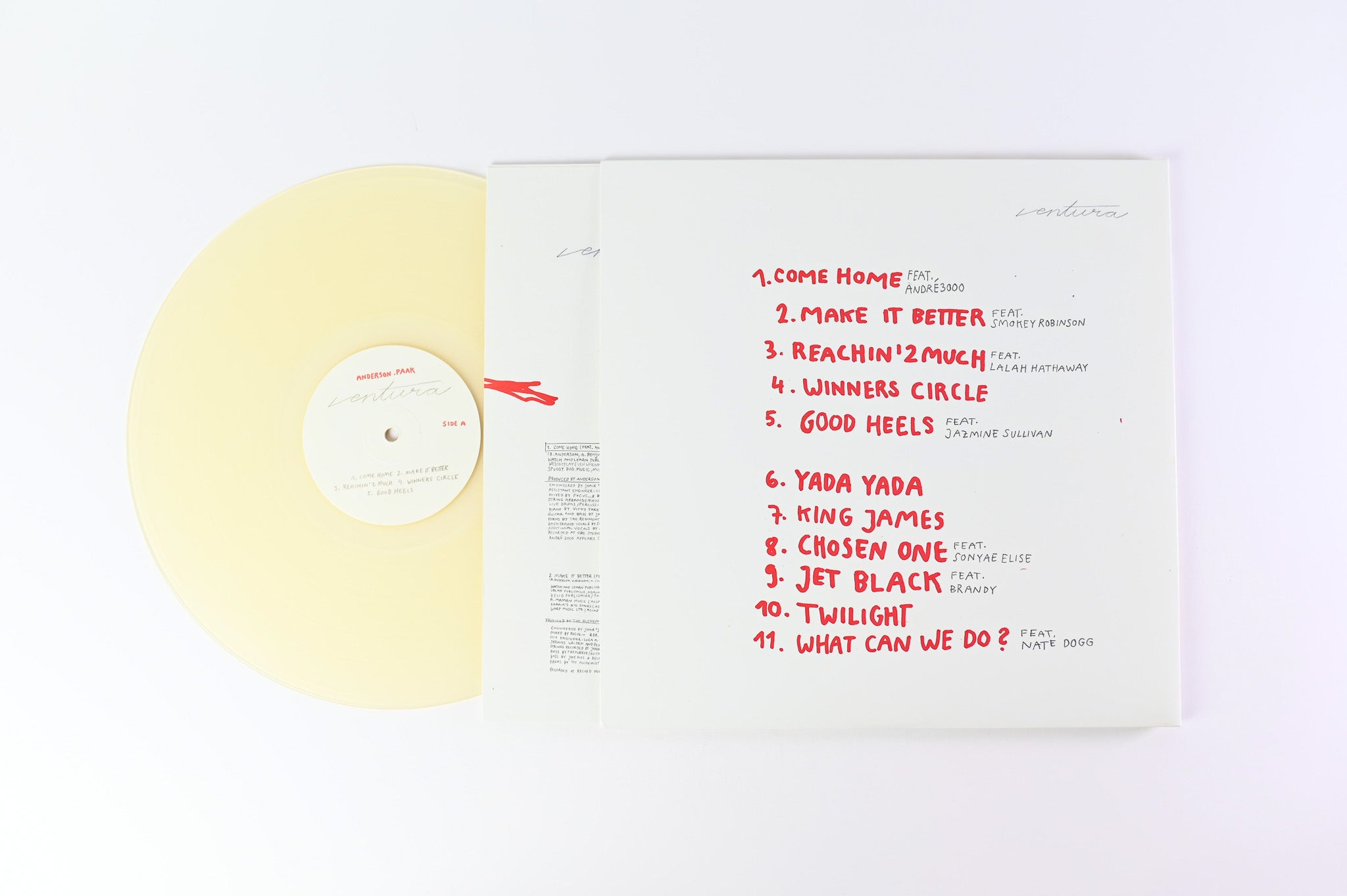 Anderson .Paak - Ventura on Aftermath Ltd Milky Clear