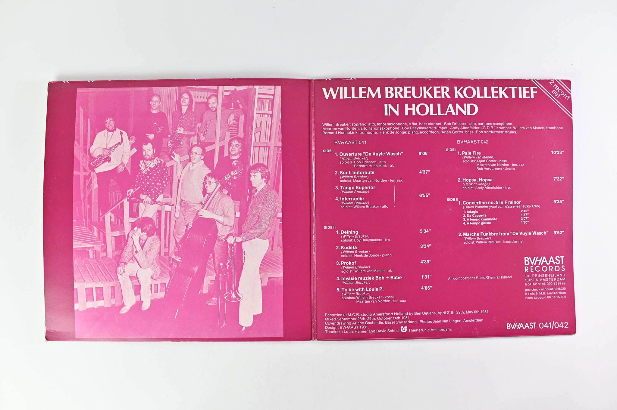 Willem Breuker Kollektief - In Holland on BV Haast Records