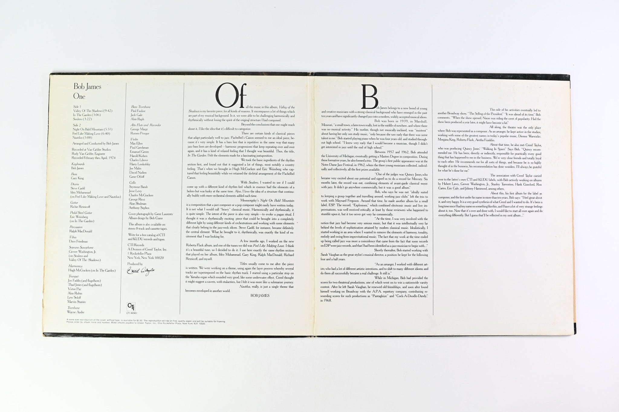 Bob James - One on CTI Records