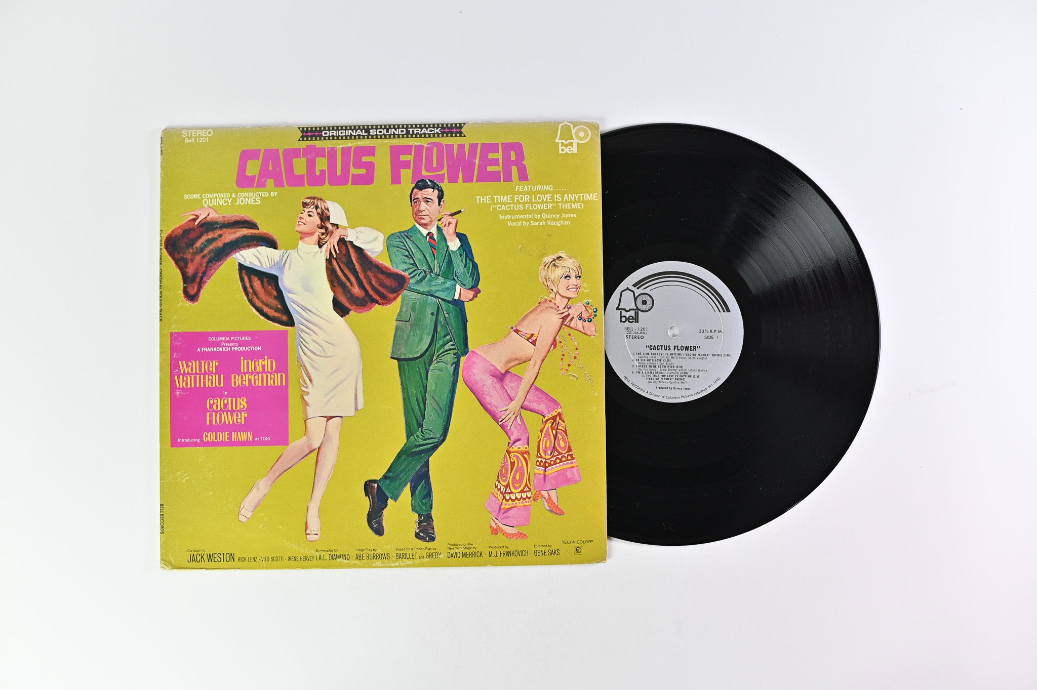 Quincy Jones - Cactus Flower (Original Sound Track) on Bell Records