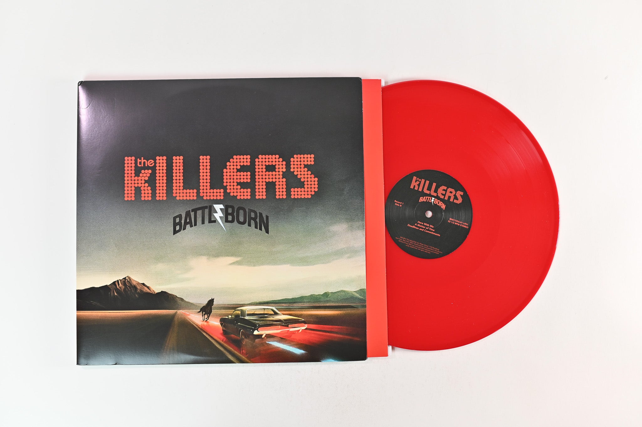 The Killers - Battle Born on Island Ltd 180 Gram Red Vinyl