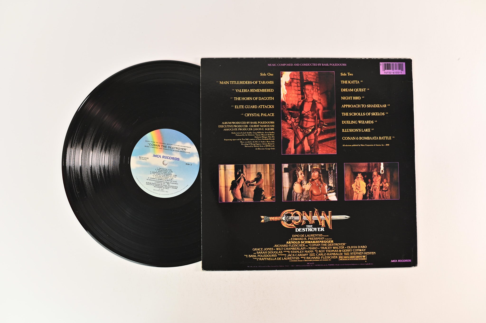 Basil Poledouris - Conan The Destroyer - Music From The Original Motion Picture Soundtrack on MCA