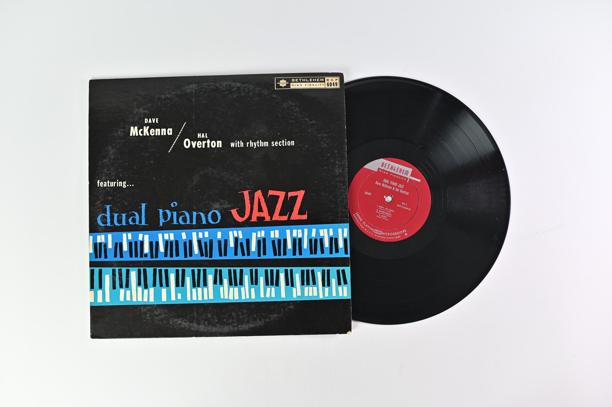 Dave McKenna - Dual Piano Jazz on Bethlehem Records MONO