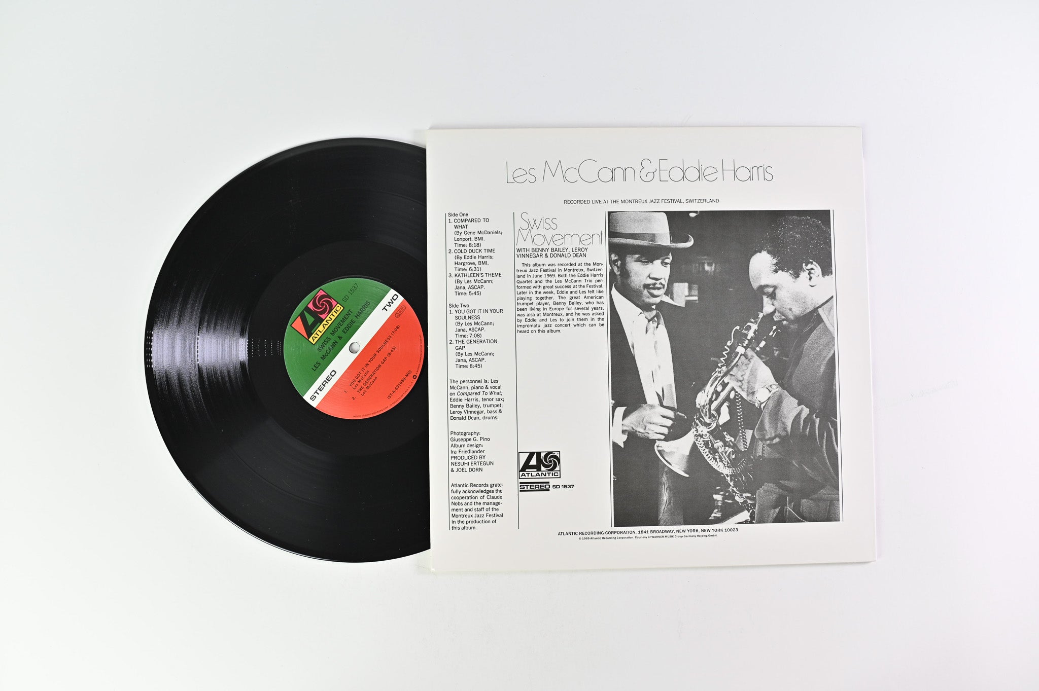 Les McCann - Swiss Movement Reissue on Atlantic/Speakers Corner Records