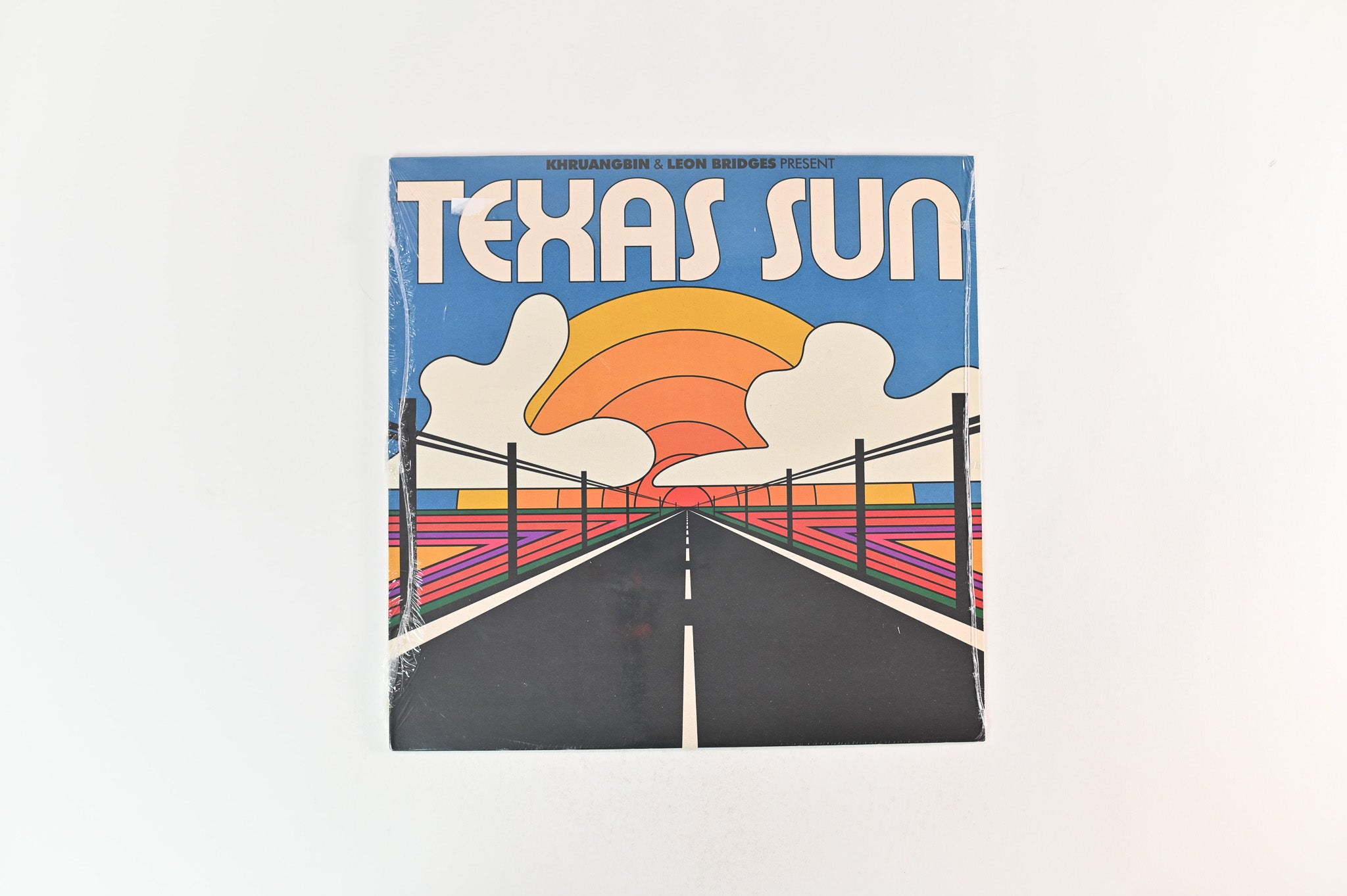 Khruangbin & Leon Bridges - Texas Sun on Dead Oceans Ltd Orange Translucent Sealed