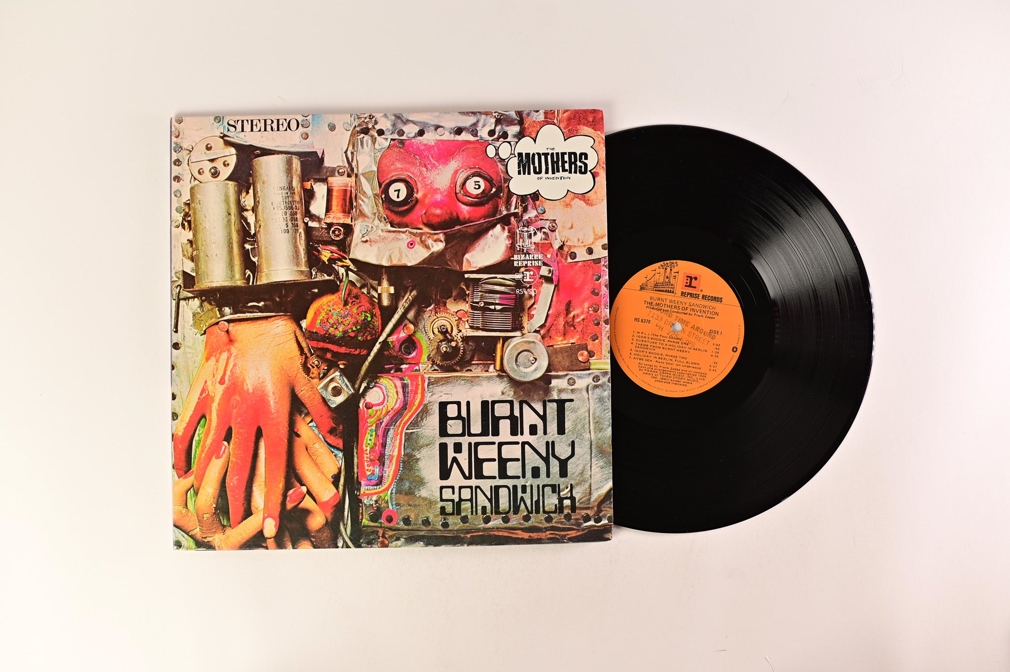 The Mothers - Burnt Weeny Sandwich on Bizarre Records / Reprise Records