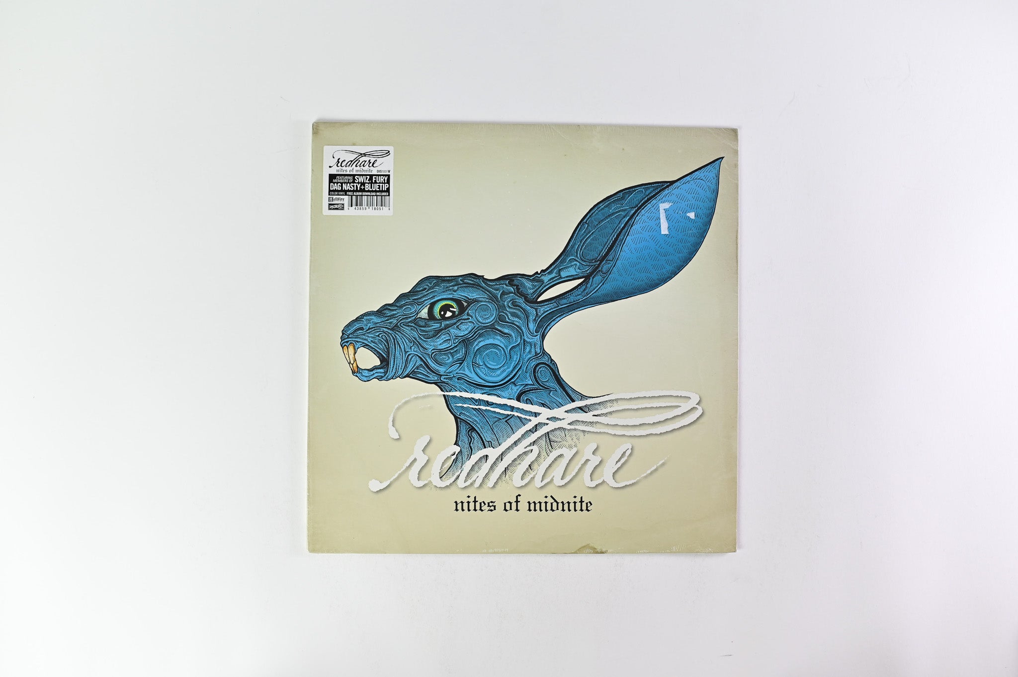 Red Hare - Nites Of Midnite on Dischord Records / Hellfire - Blue Vinyl