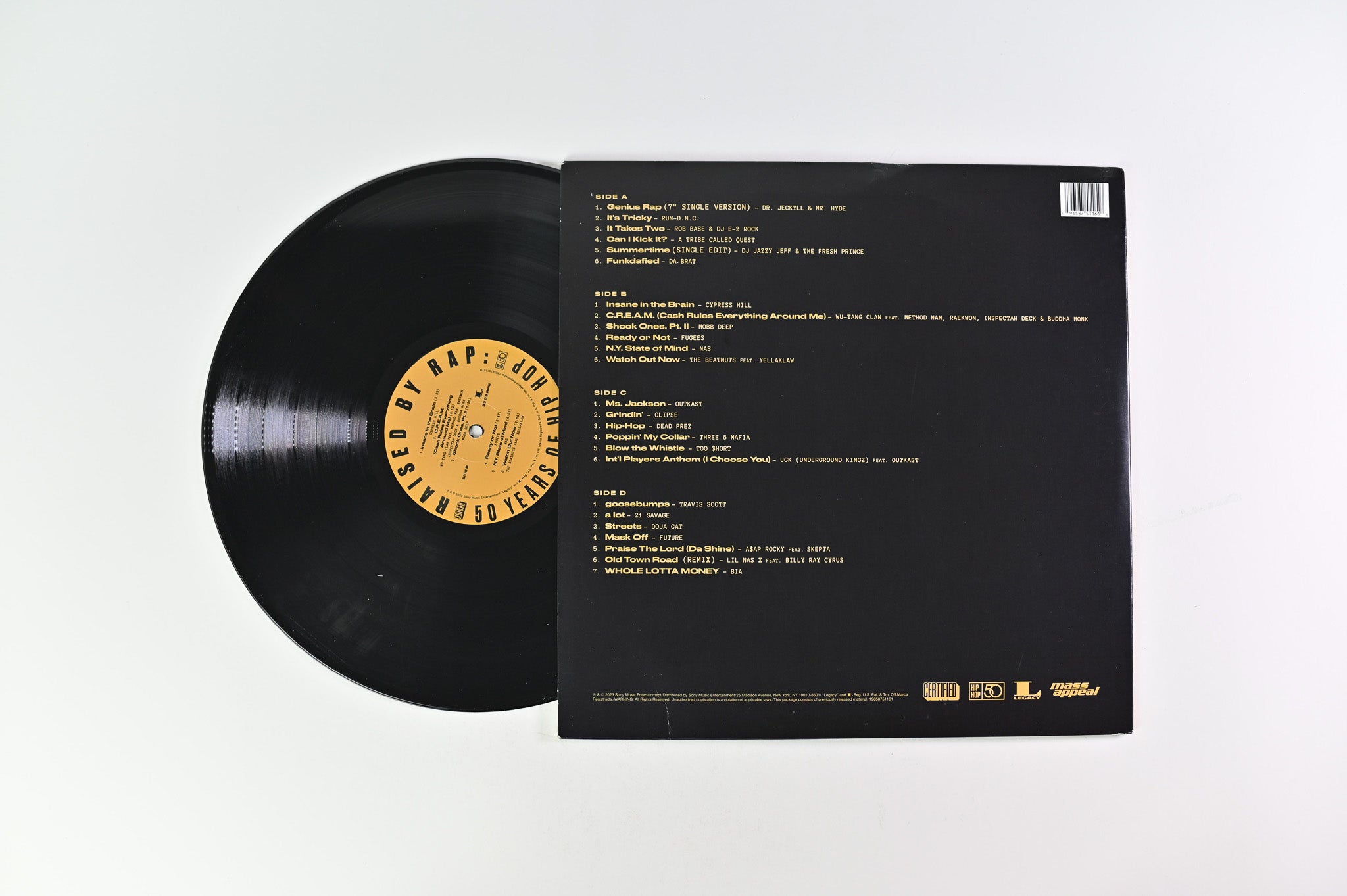 Various - Raised By Rap: 50 Years Of Hip Hop on Legacy