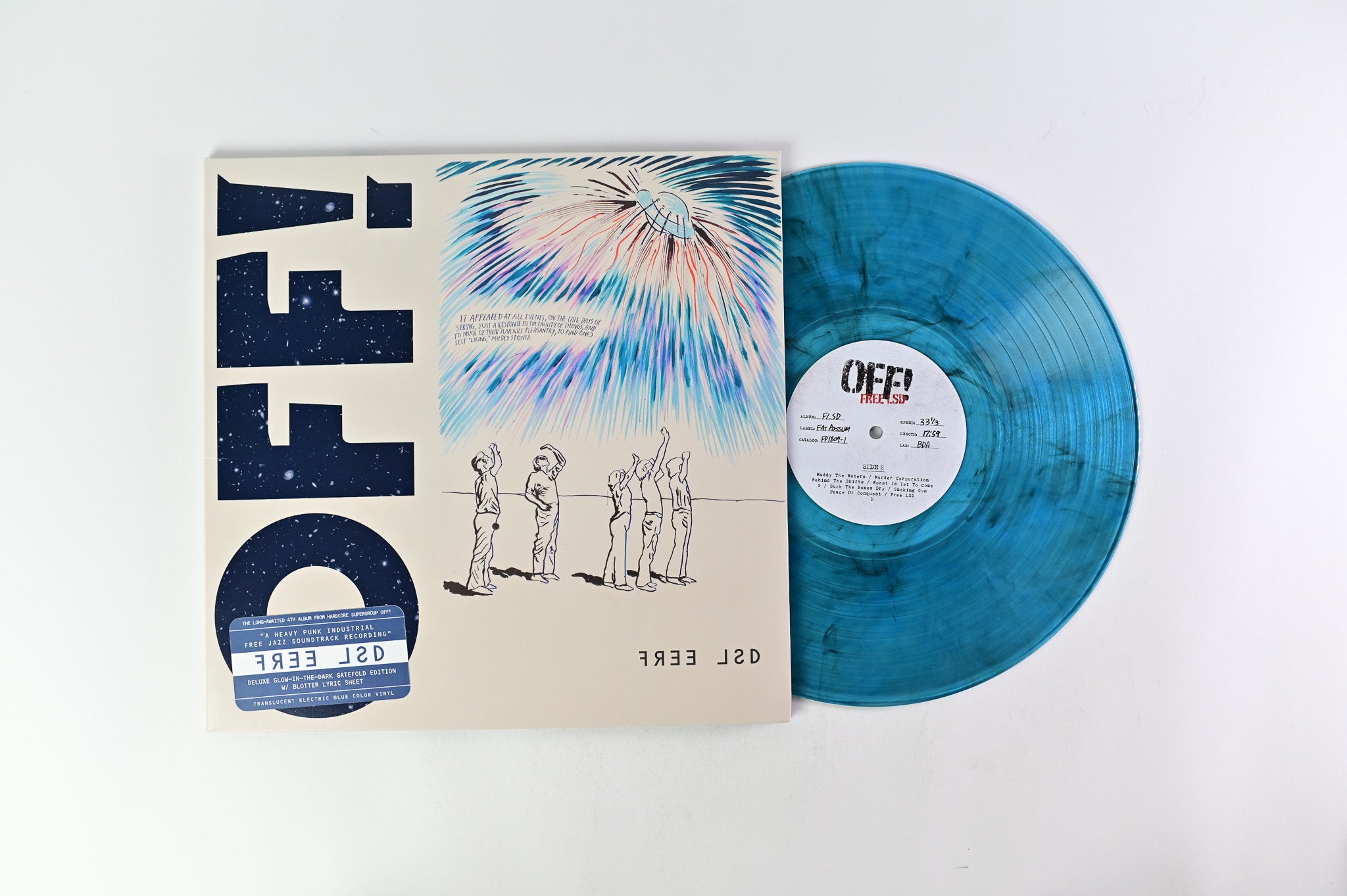 OFF! - Free LSD on Fat Possum Records - Blue Vinyl