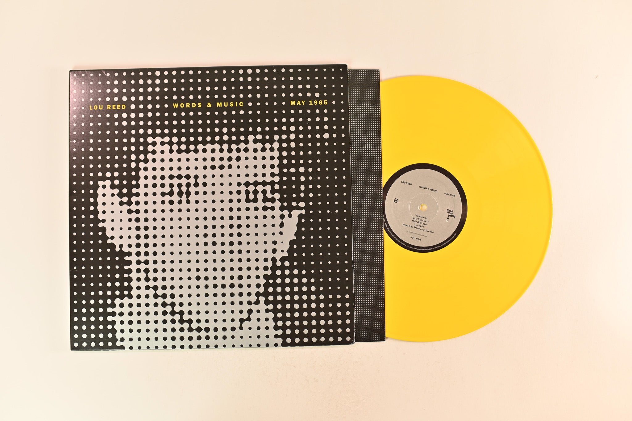 Lou Reed - Words & Music, May 1965 on Light In The Attic - Yellow Vinyl