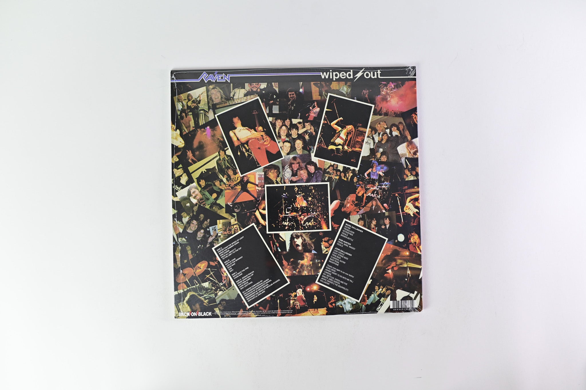 Raven - Wiped Out on Back On Black - Red Vinyl Sealed