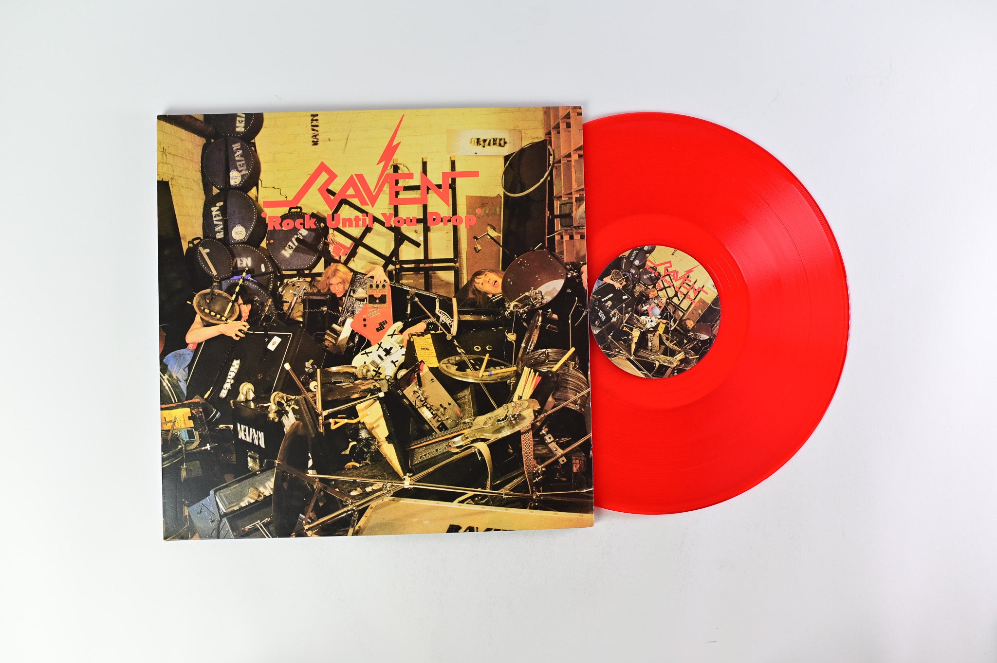 Raven - Rock Until You Drop on Back On Black - Red Vinyl