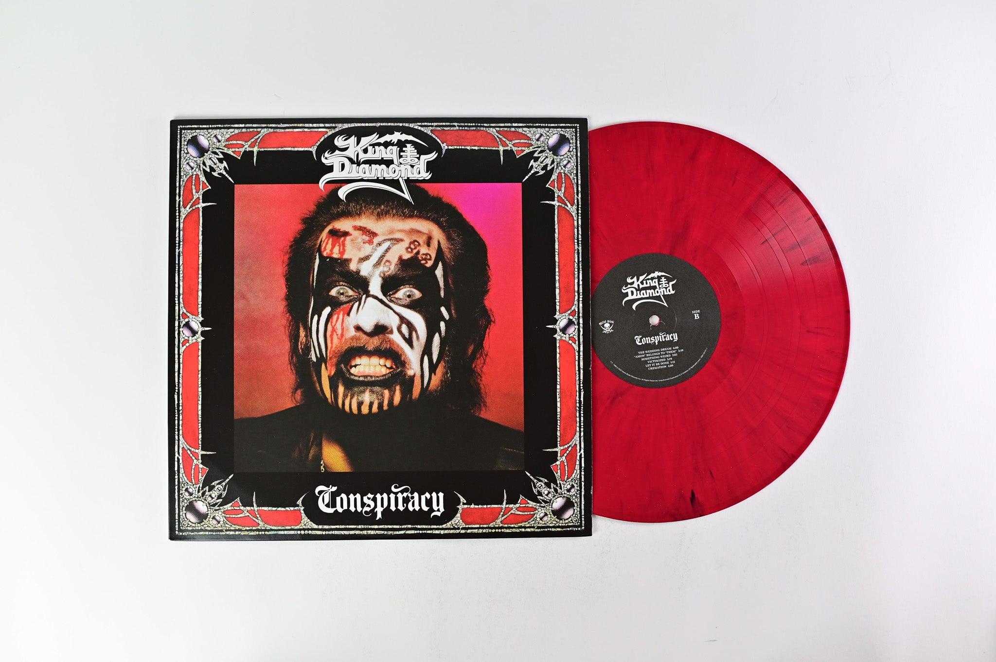King Diamond - Conspiracy on Metal Blade Records - Red w/ Black Marble Vinyl