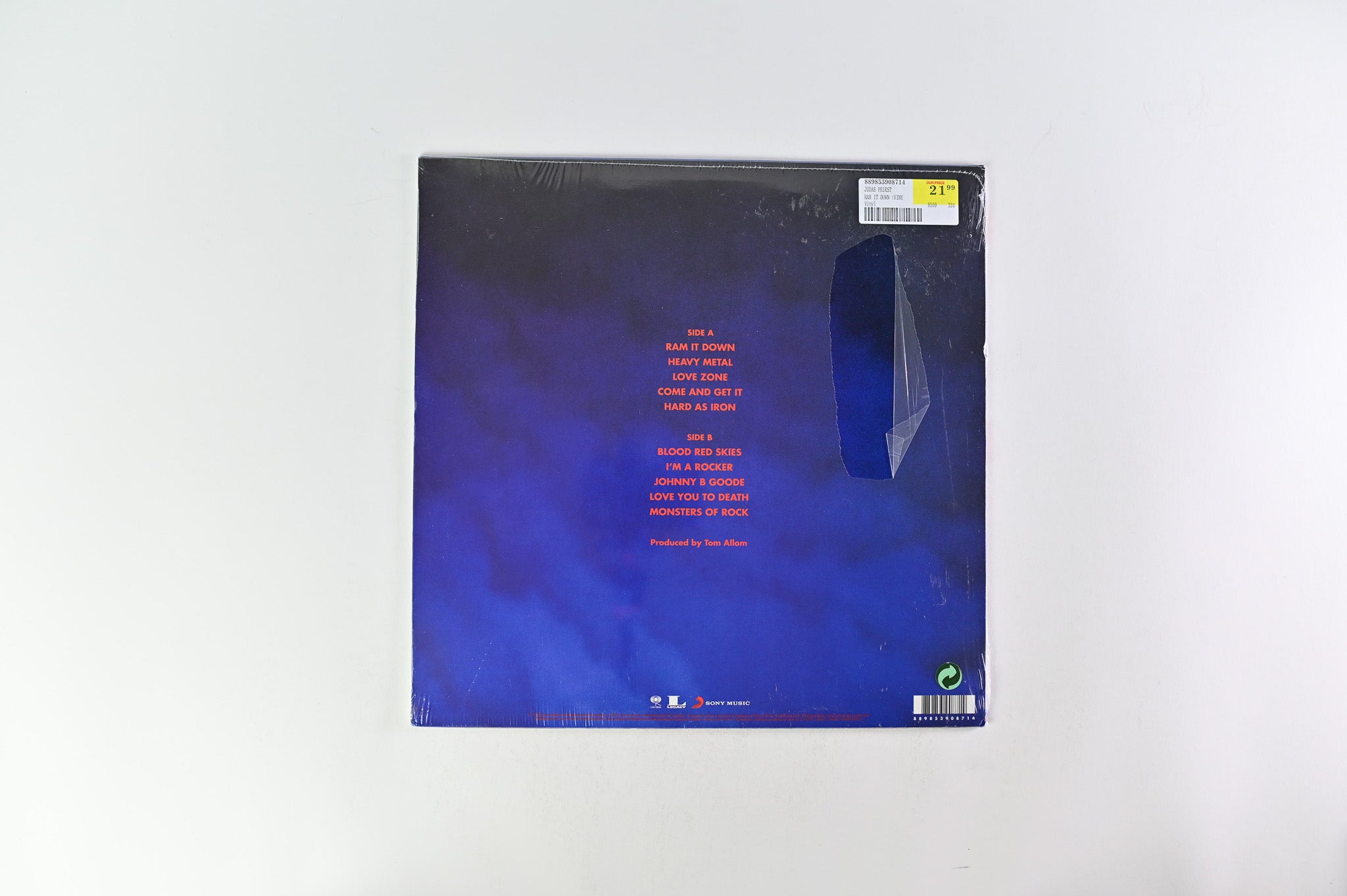 Judas Priest - Ram It Down on Columbia / Legacy - Sealed