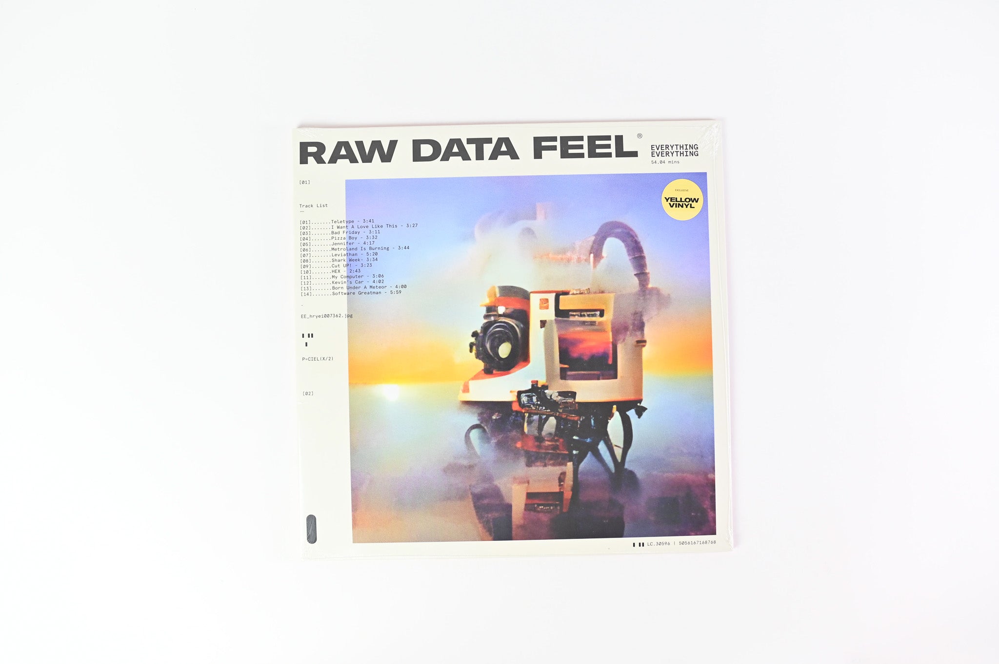 Everything Everything - Raw Data Feel on Infinity Yellow Vinyl Sealed
