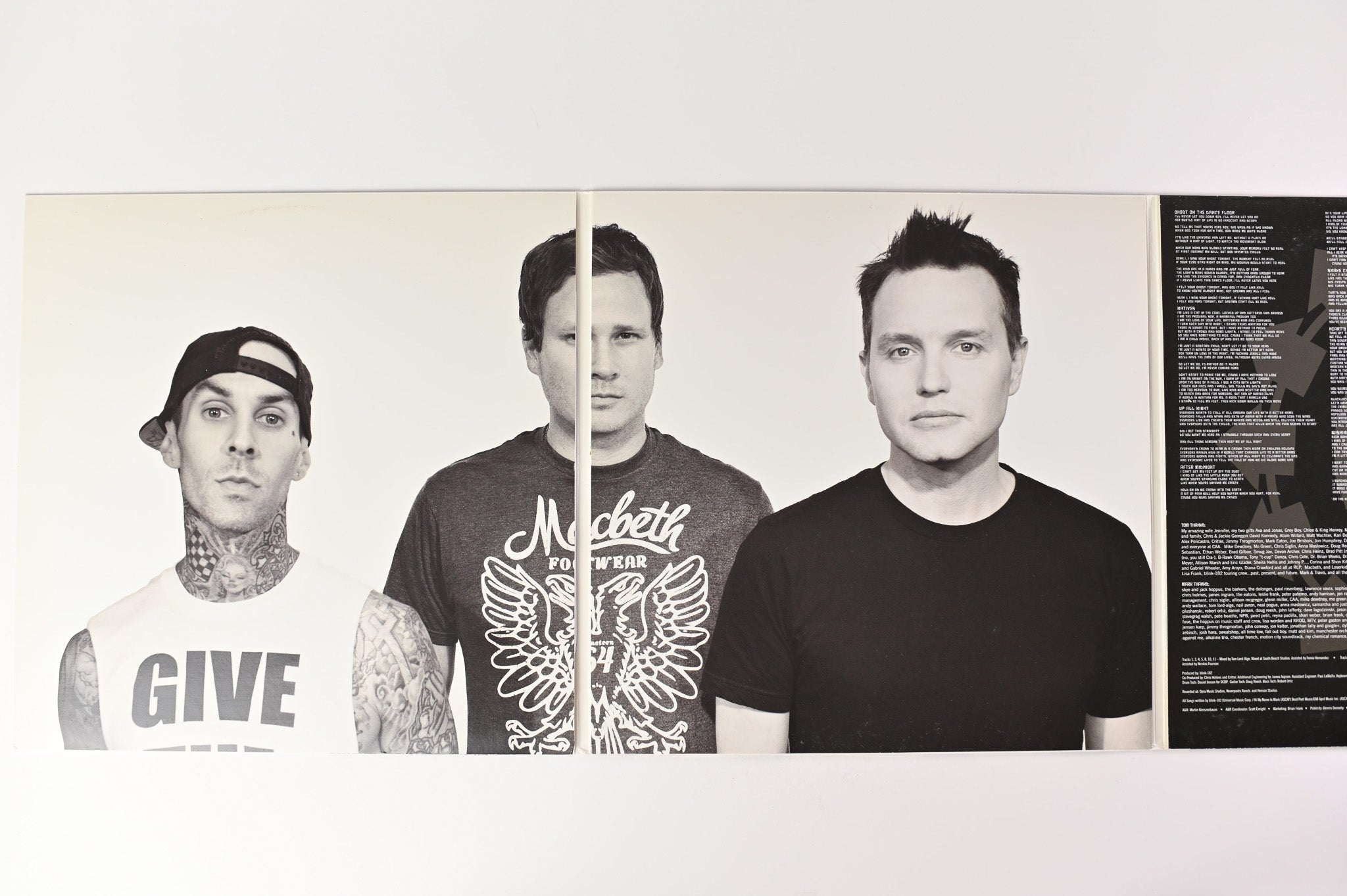 Blink-182 - Neighborhoods on Geffen Ltd Clear with Black and White Splatter Repress