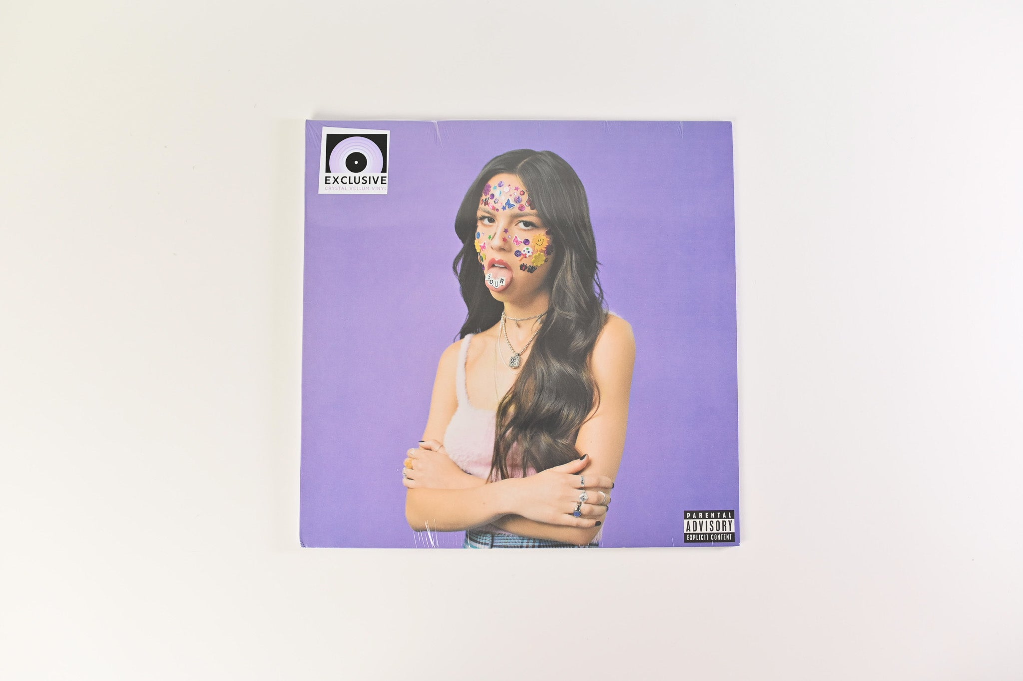 Olivia Rodrigo - Sour on Geffen Clear Crystal Vellum Vinyl Sealed