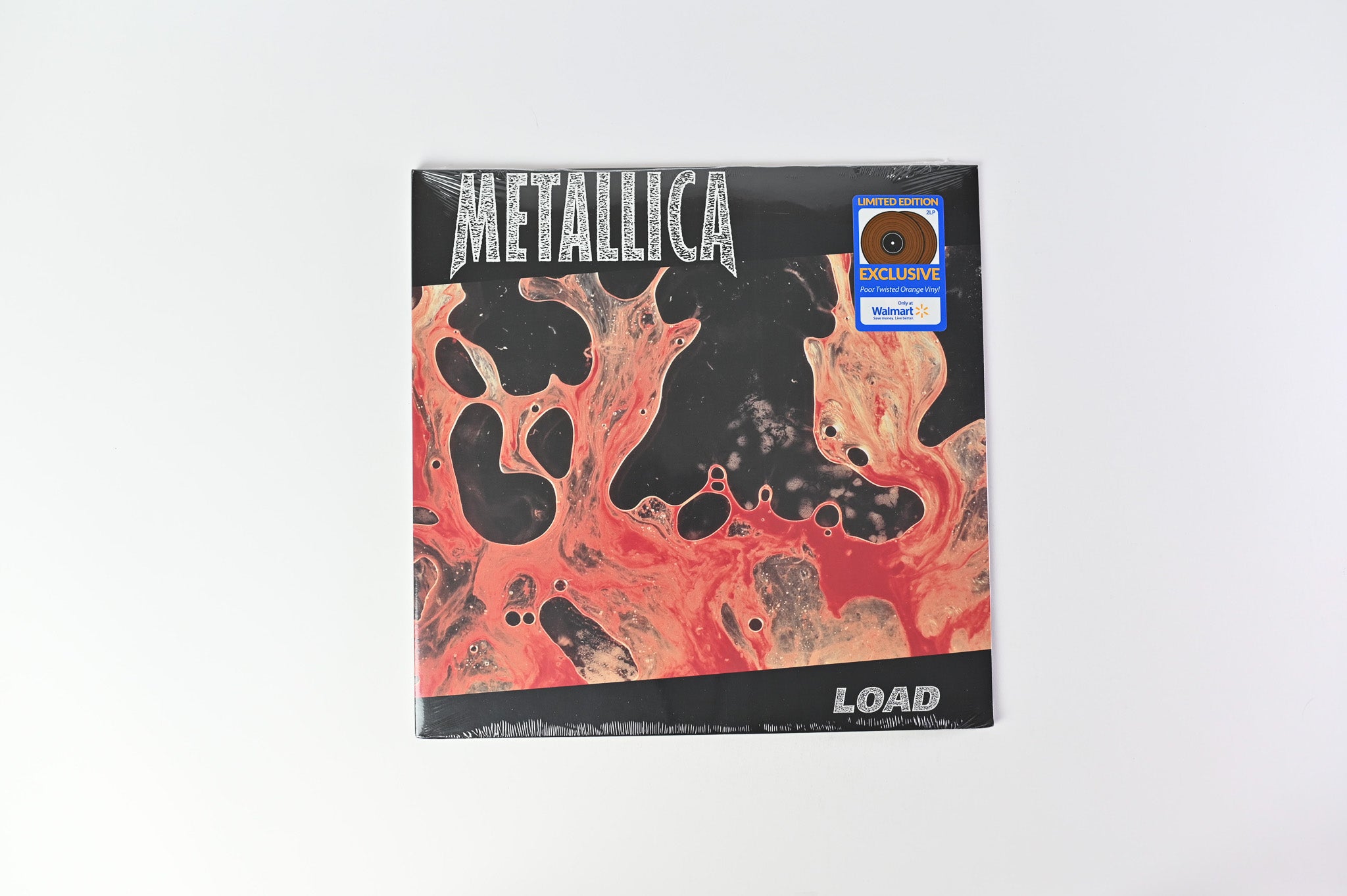 Metallica - Load on Blackened Ltd Orange with Black Smoke Reissue Seal