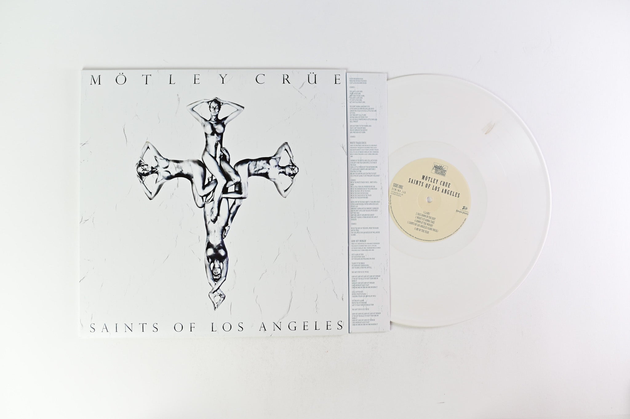 Mötley Crüe - Saints Of Los Angeles on Motley Records White Vinyl